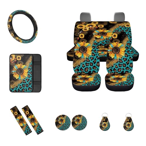 Sunflower Blue Leopard