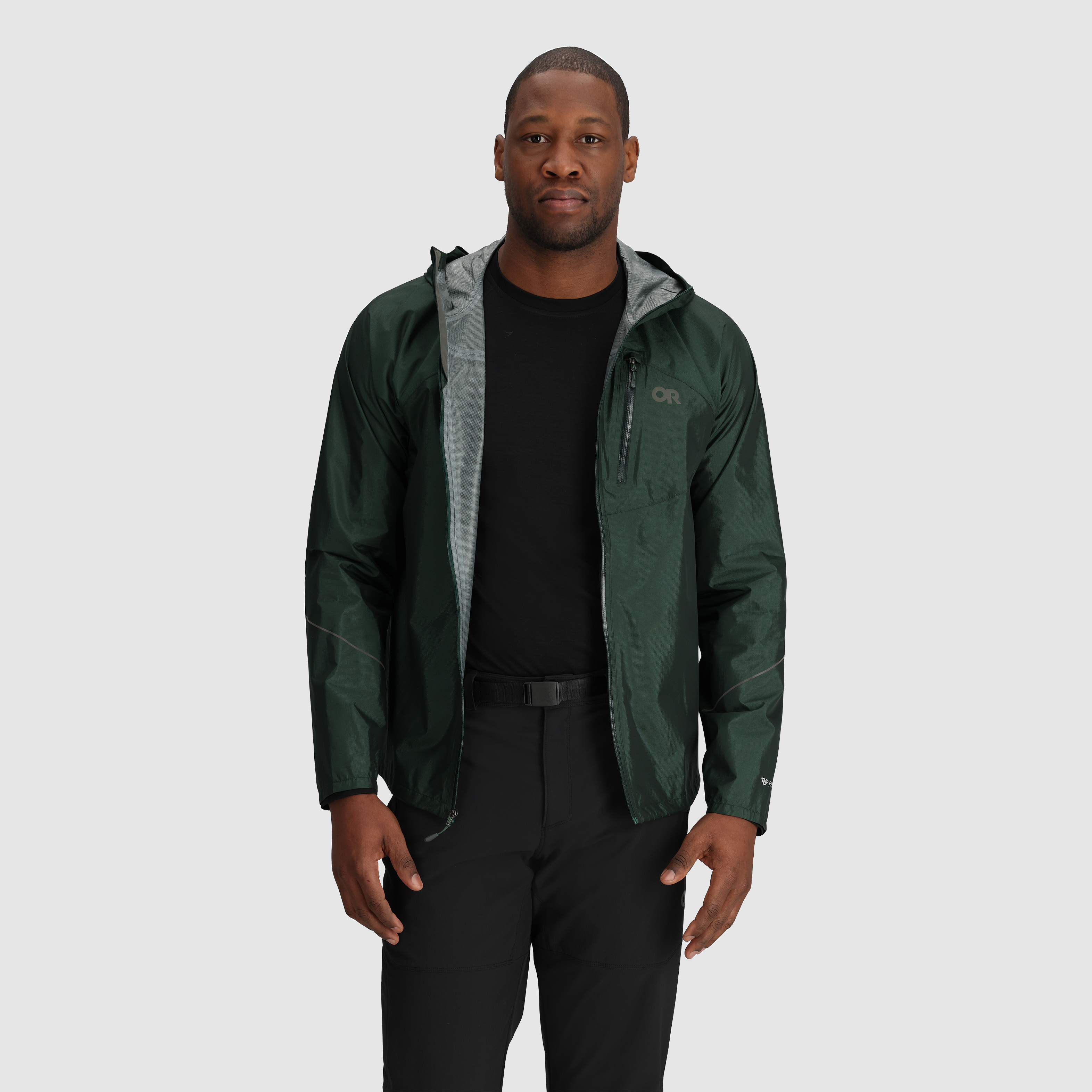 Men's Helium Rain Jacket - Lightweight Waterproof Windbreaker for Hiking & Outdoor Activities | Final Sale