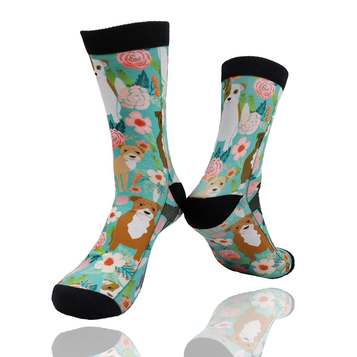 YISHOW Funny Crazy Novelty Crew Socks for Men & Women - Cool & Comfortable Socks for Everyday Wear, Gifts, and Costume Parties