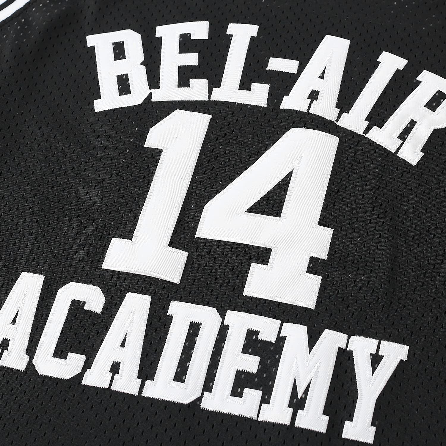 Fresh Prince Bel Air Academy #14 Men's Basketball Jersey - Yellow, Black, Green Sleeveless Jersey for Fans & Streetwear | Perfect for Cosplay, Games & Casual Wear