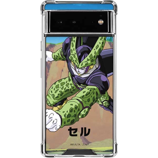 Google Pixel 6a Phone Case - DBZ Cell Power Punch Design for Anime Fans