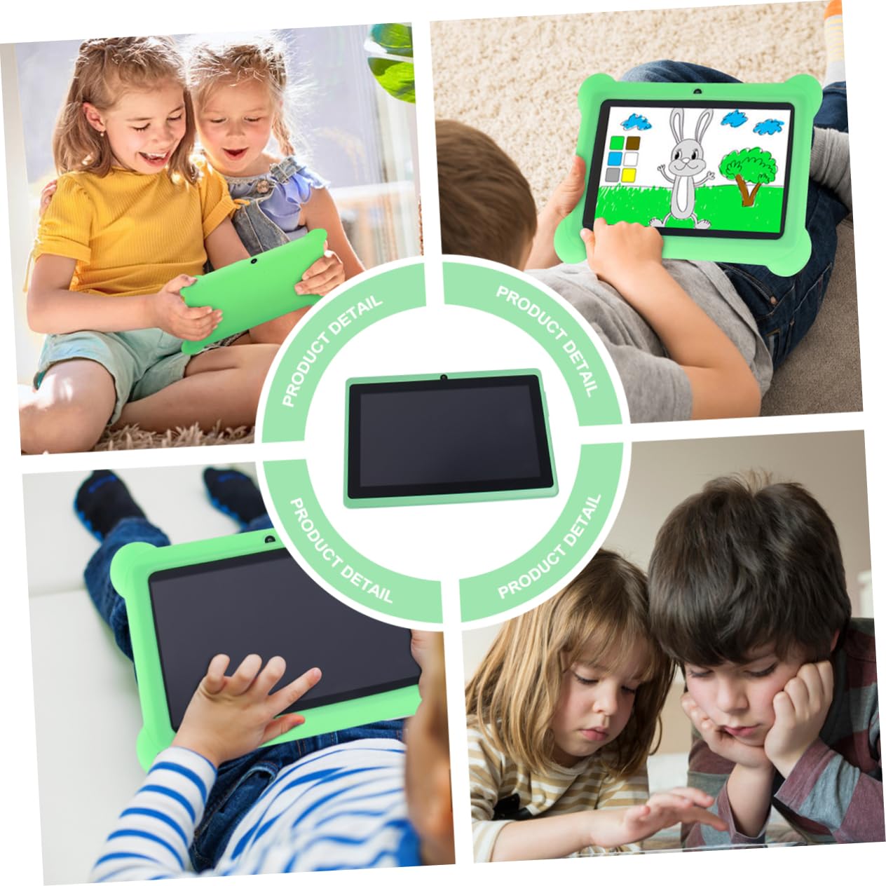 OSALADI Kids Tablet - 7 Inch Android WiFi Learning Pad for Children with Parental Control | Educational Games, eBooks & Videos | Perfect for Home, School & Travel