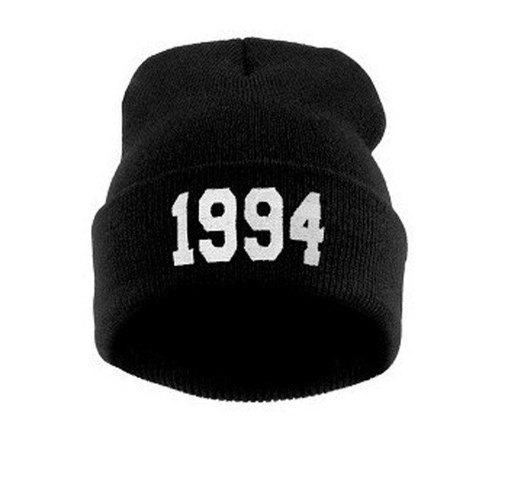 King Ma Unisex Winter Hip-Hop 1994 Knit Beanie Hat - Warm Skiing Cap for Men & Women - Perfect for Snowboarding, Streetwear Fashion & Cold Weather