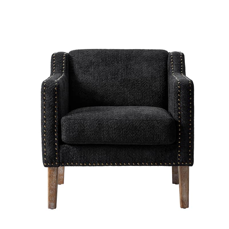 Solid Wood Frame Armchair - Modern & Durable Wooden Chair for Living Room, Dining Room, Office - Comfortable & Stylish Home Furniture