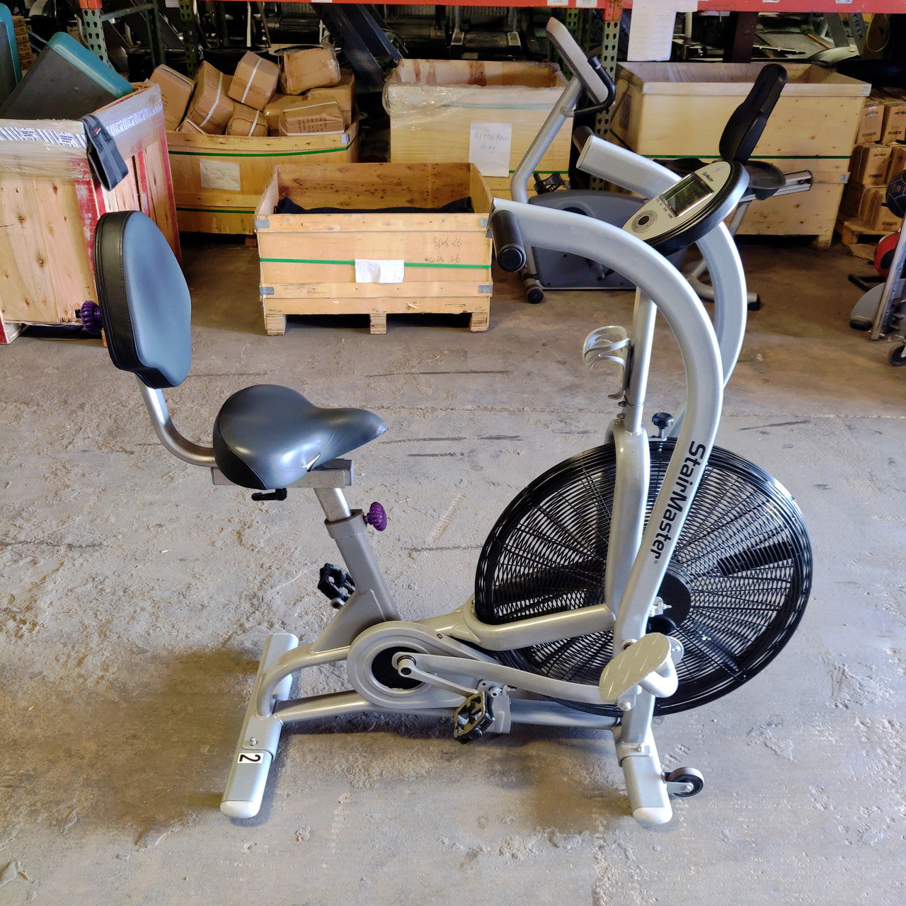 StairMaster Zephyr Dual Action Air Bike - Full Body Workout Equipment for Home Gym | Cardio Exercise Machine for Weight Loss & Fitness Training | Perfect for Home, Garage & Commercial Gym Use