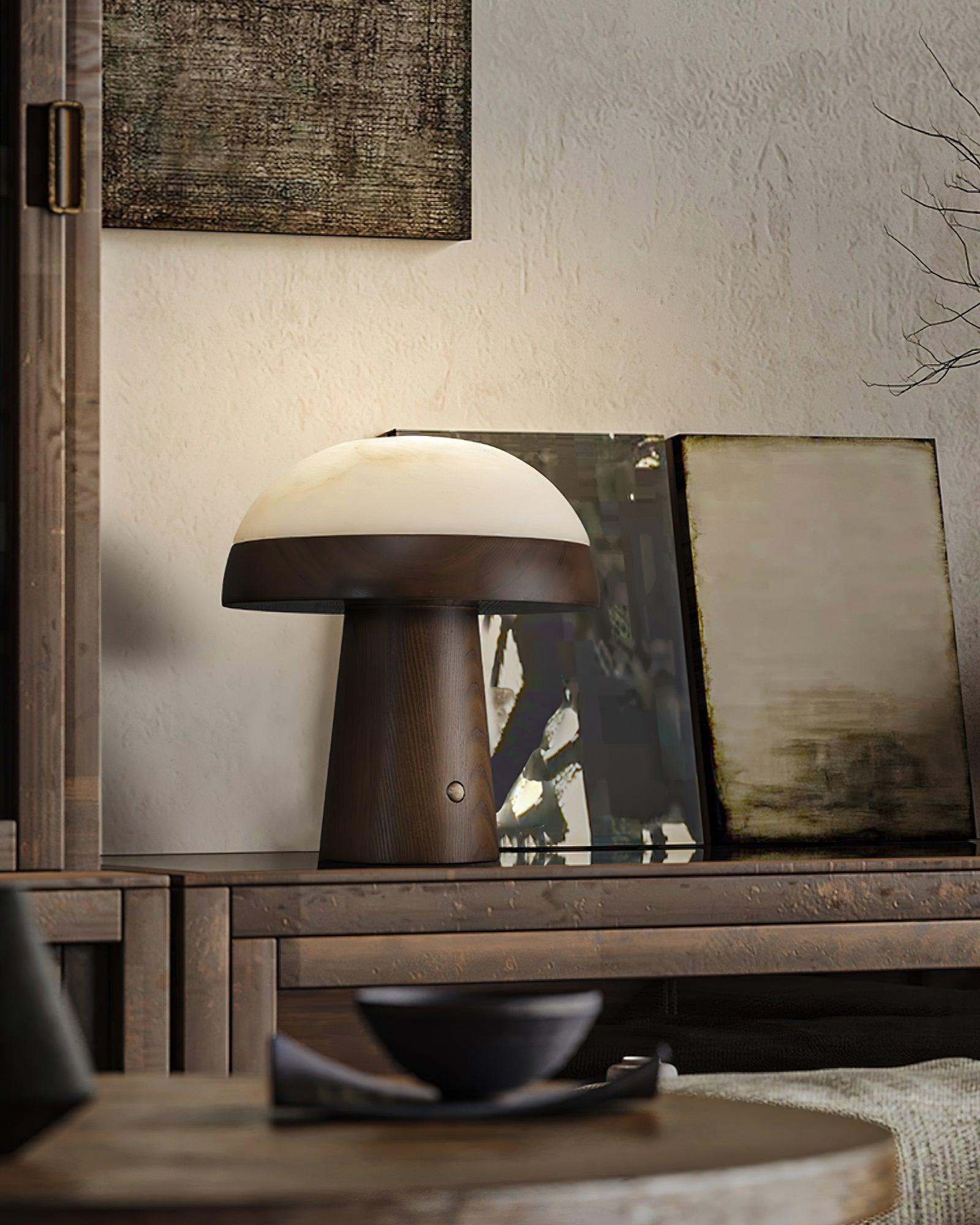 Mushroom Cloud Table Lamp - Modern LED Night Light for Bedroom, Living Room & Office - Soft Ambient Lighting for Relaxation & Decor