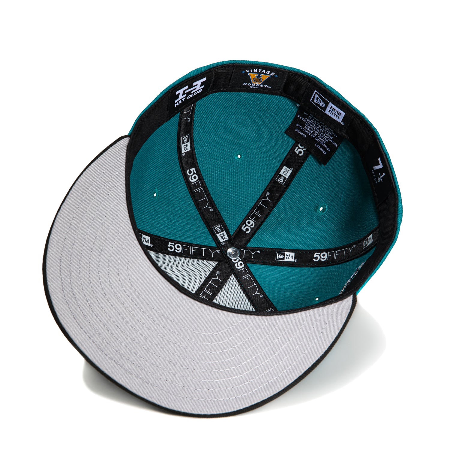 New Era 59Fifty San Jose Sharks 15th Anniversary Patch Alternate Snapback Hat - Teal & Black - Official NHL Hockey Cap for Fans & Collectors - Perfect for Games, Tailgating & Streetwear Fashion