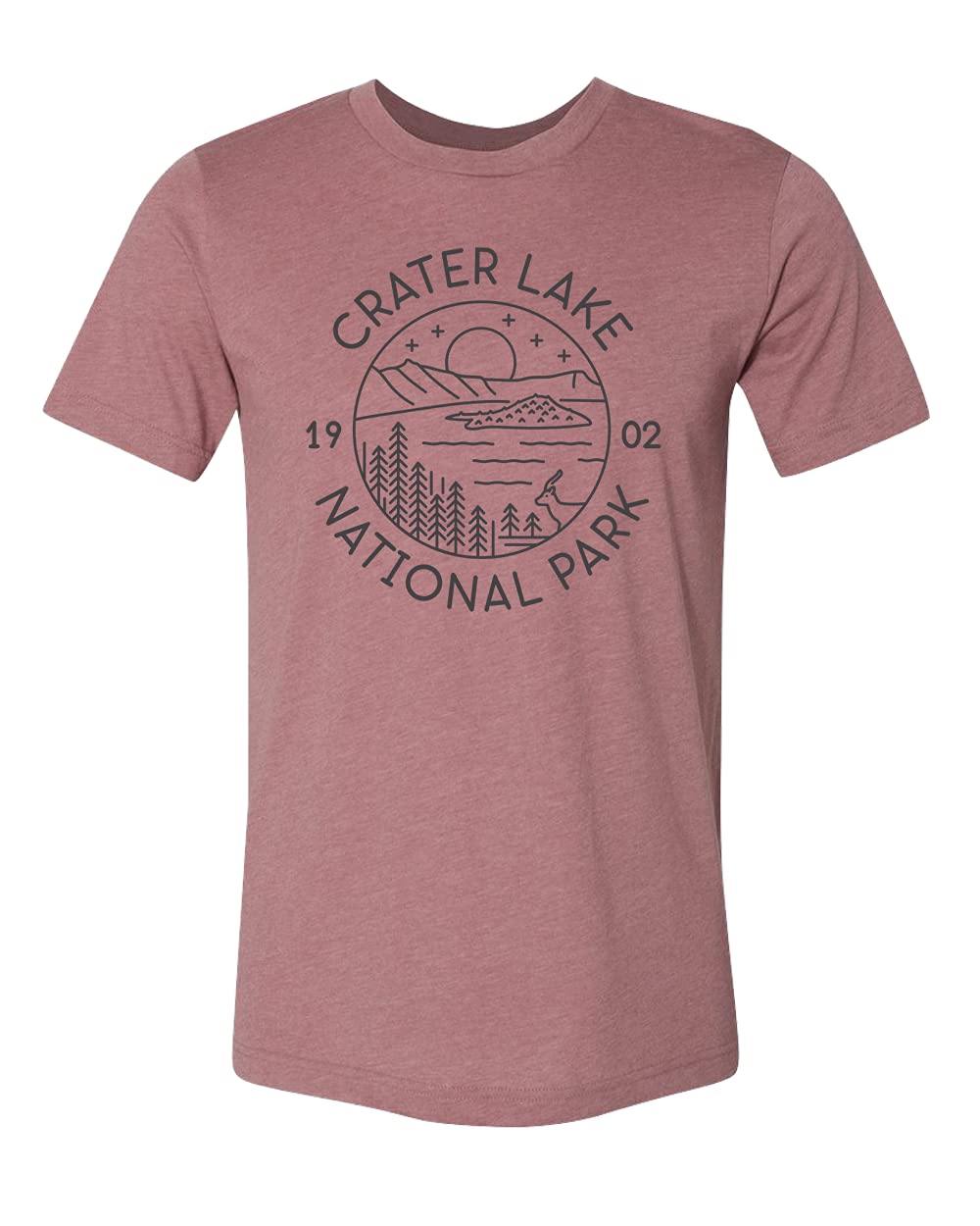 Crater Lake National Park T-Shirt - Hiking & Camping Apparel for Outdoor Enthusiasts - Oregon Travel Souvenir & Nature Lover Gift