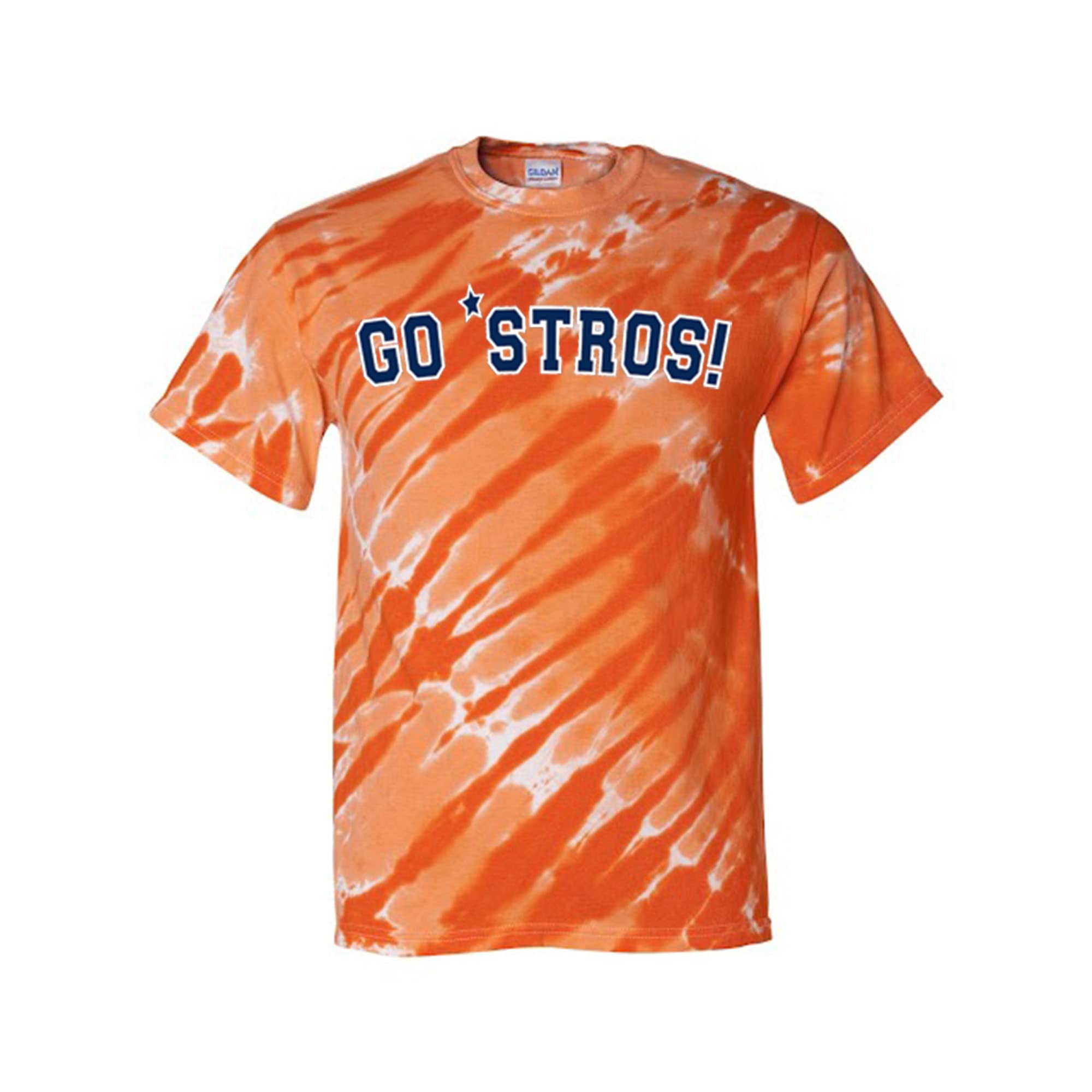 Go 'Stros Baseball Shirt | Houston Astros Tie Dye Fan Tee | Unisex Adult Sizes | Perfect for Game Day, Tailgating & Casual Wear
