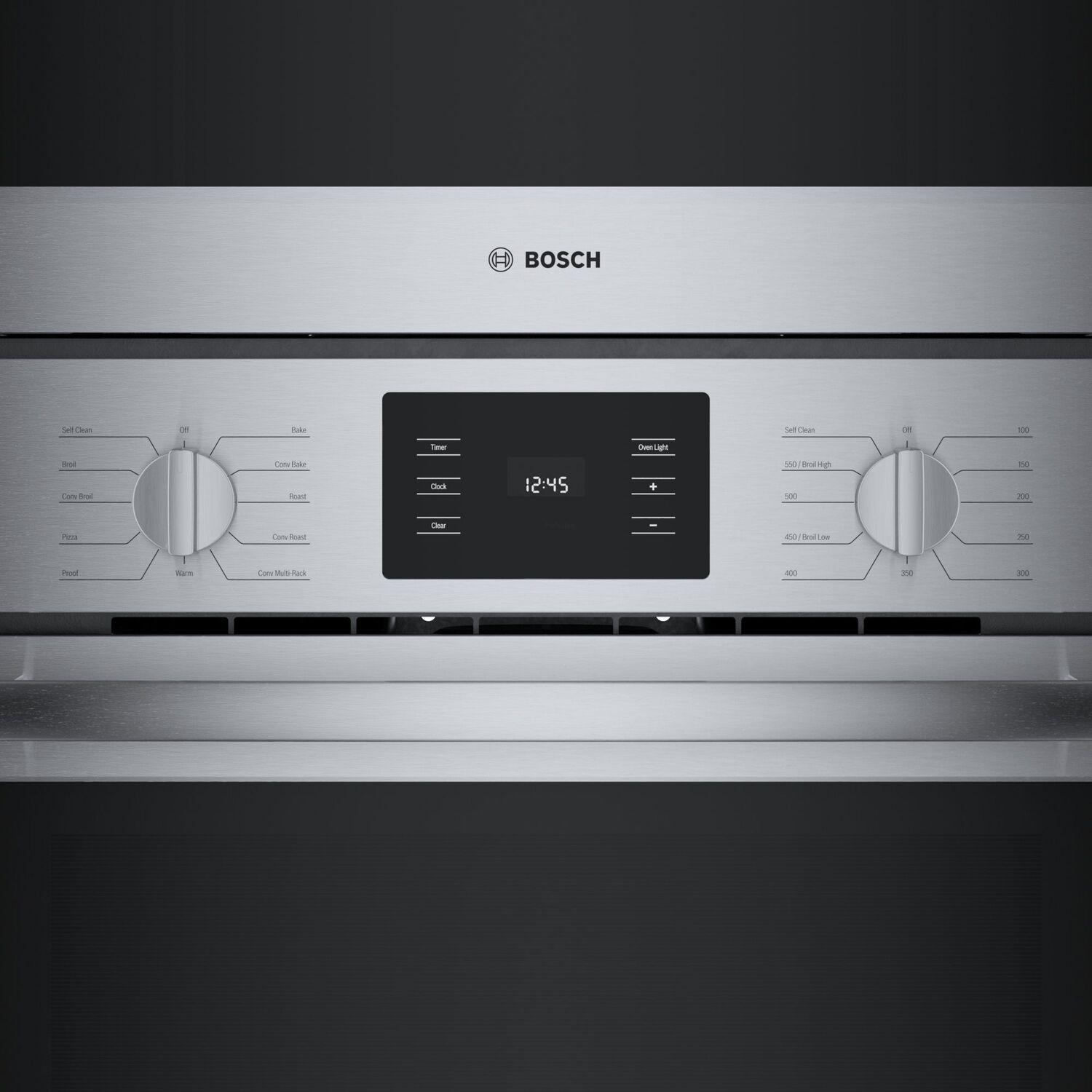 Bosch HBL5754UC 500 Series 30-Inch Stainless Steel Combination Oven - Microwave, Convection & Speed Oven for Modern Kitchens | Perfect for Baking, Roasting & Quick Meals