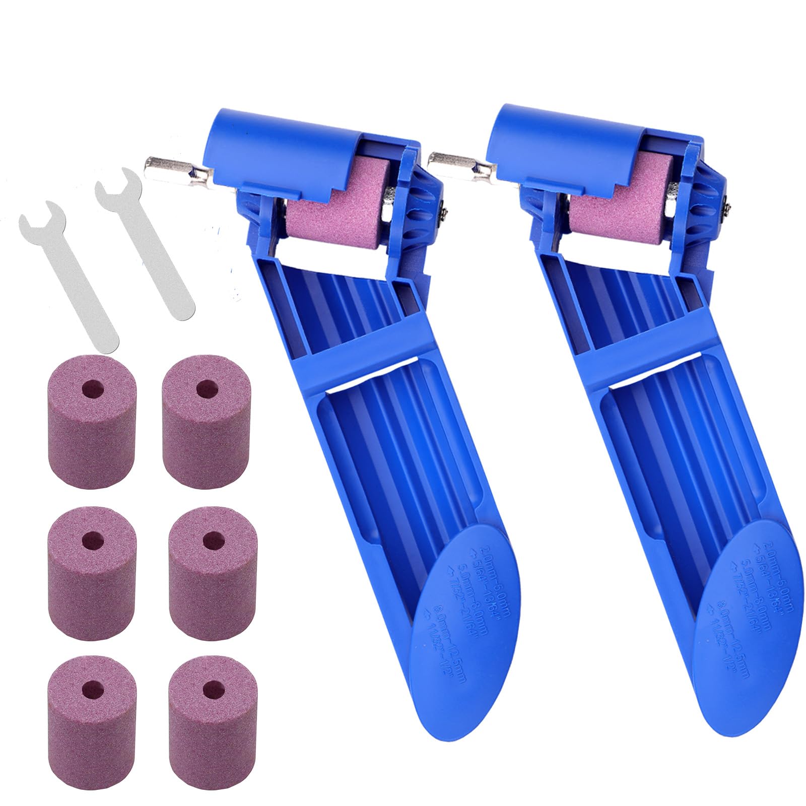 Diamond Drill Bit Sharpener - Portable Drill Bit Sharpening Tool with Diamond Grinding Wheel for Metal & Iron Drills | Perfect for DIY, Woodworking & Metalworking Projects