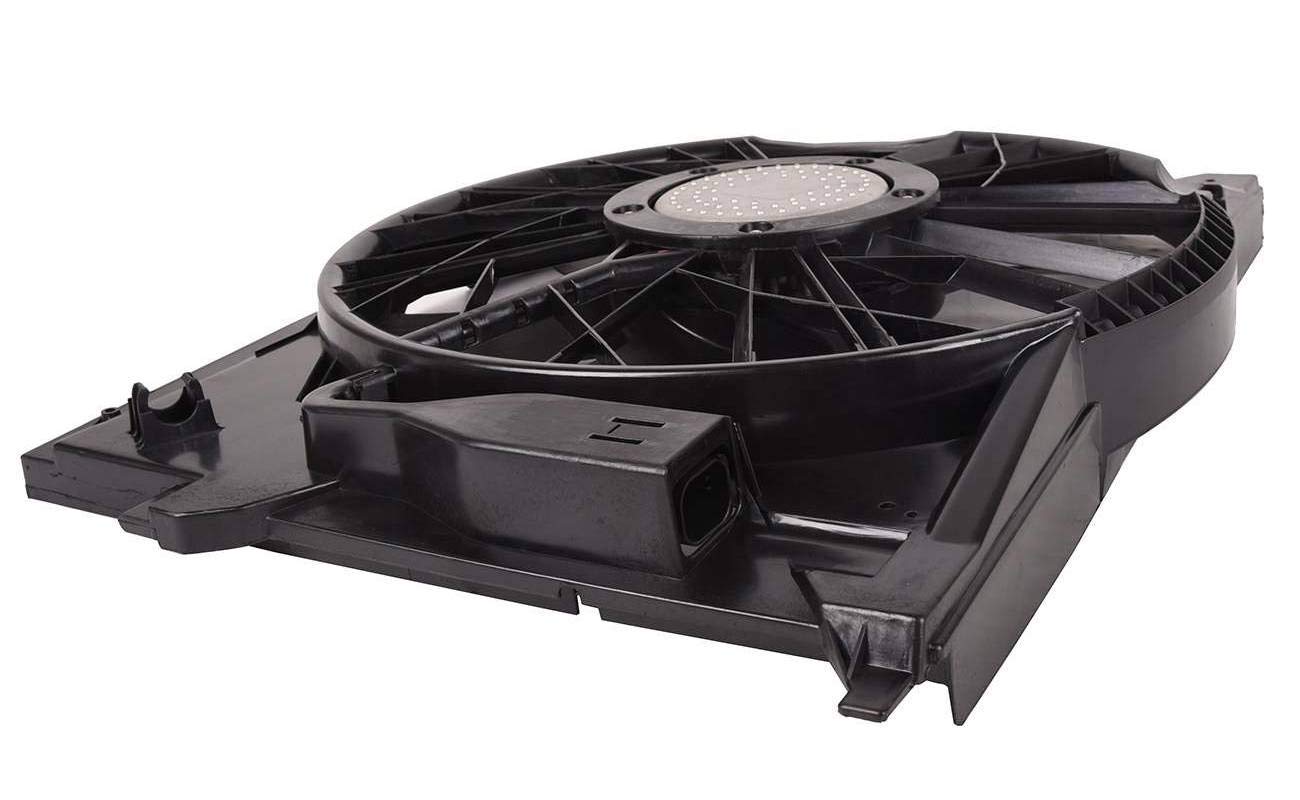 Topaz Radiator Cooling Fan Assembly 2115001693 Compatible with Mercedes-Benz E320 E350 E550 E500 CLK350 2003-2011 - Perfect for Engine Cooling & Overheating Prevention in Hot Weather & Heavy Traffic
