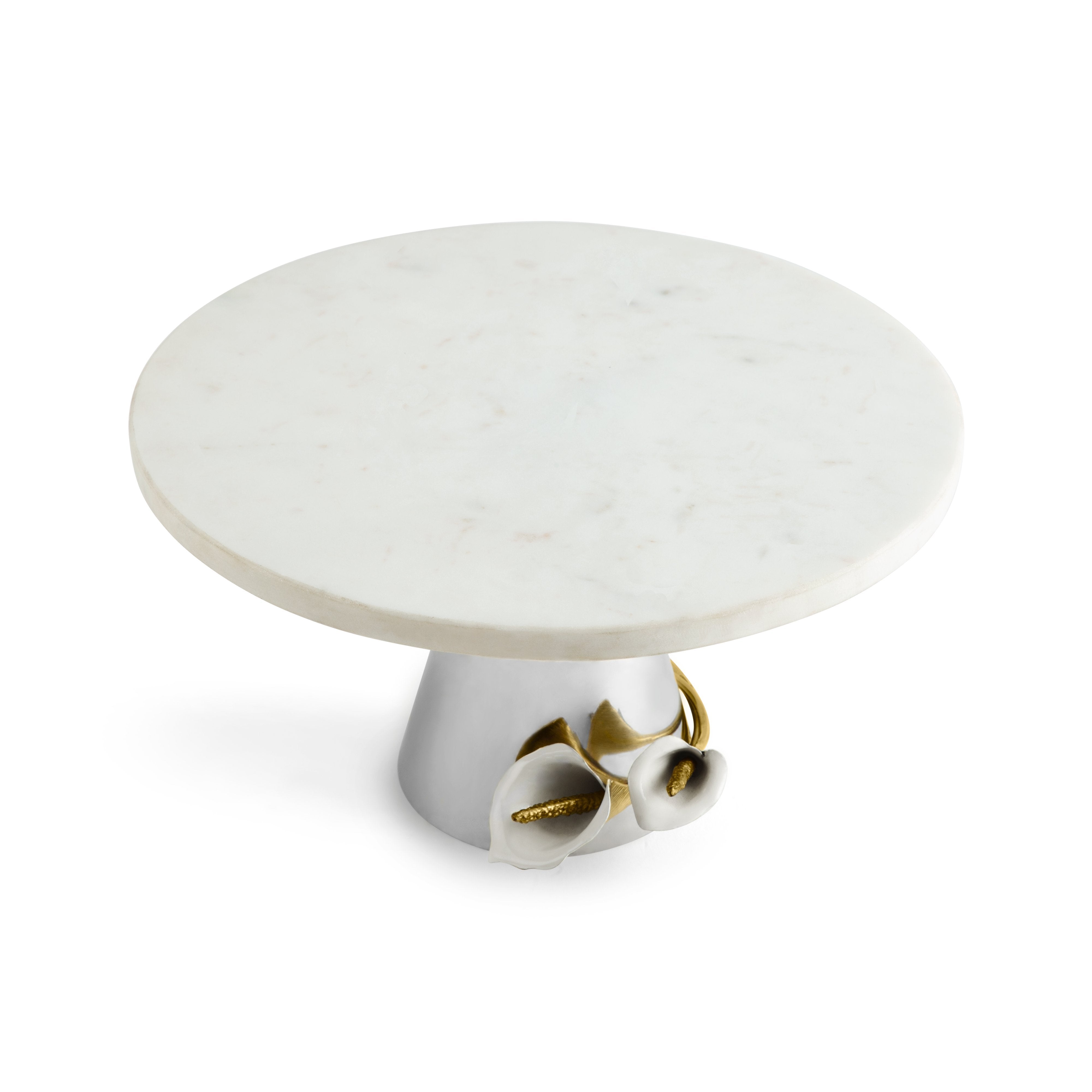 Elegant White Calla Lily Cake Stand for Weddings, Birthdays & Special Events - Perfect for Dessert Displays & Party Decorations