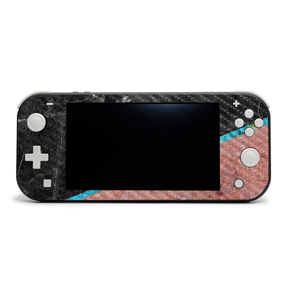 Premium Carbon Fiber Skin for Nintendo Switch Lite - Cut Marble Design | Protective & Durable Textured Cover | Easy to Apply & Remove | Made in USA | Perfect for Gaming Protection & Style Enhancement