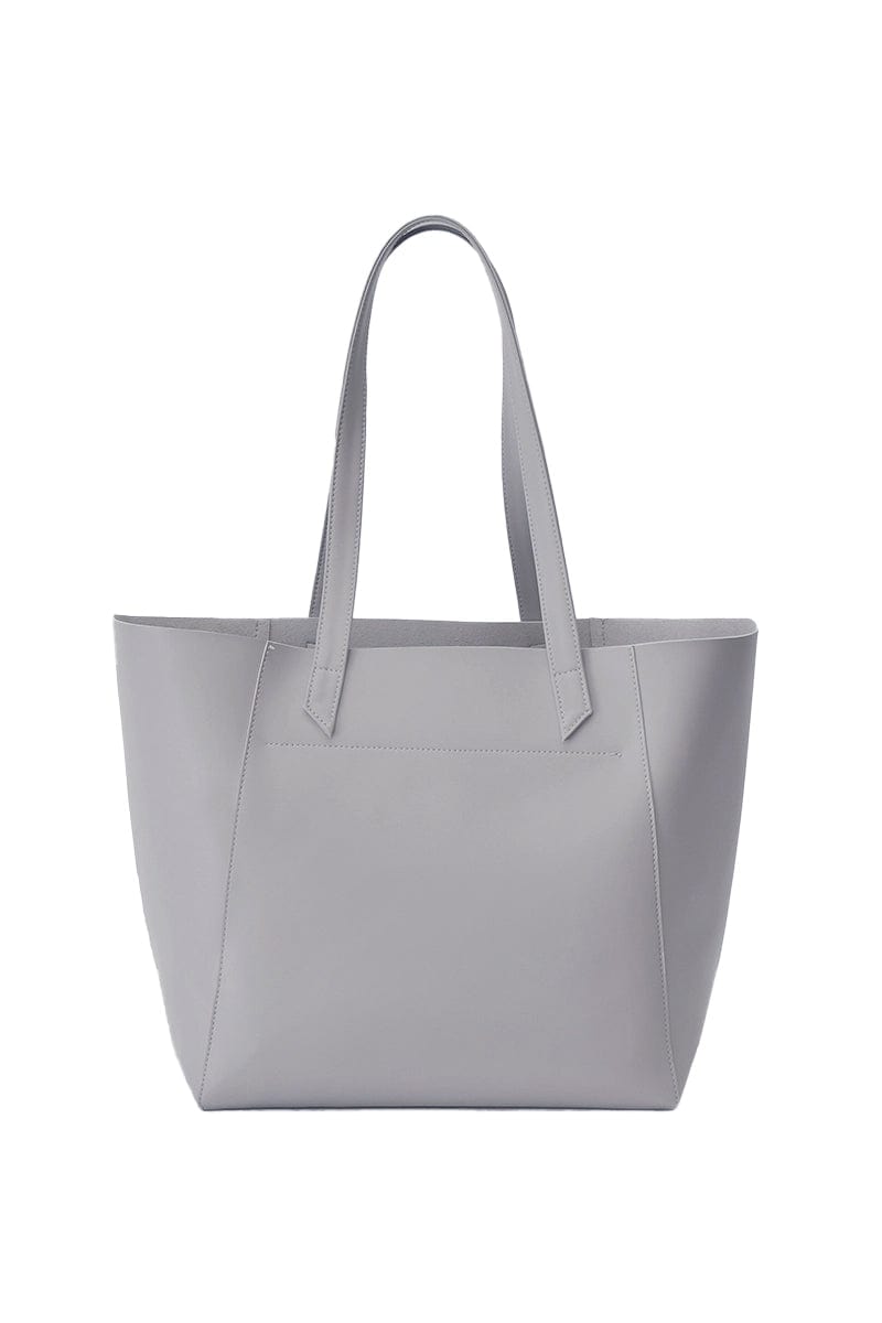 Totissimo Foldable Vegan Leather Tote Bag for Women | Stylish Pearl White Handbag - Perfect for Work, Travel & Everyday Use