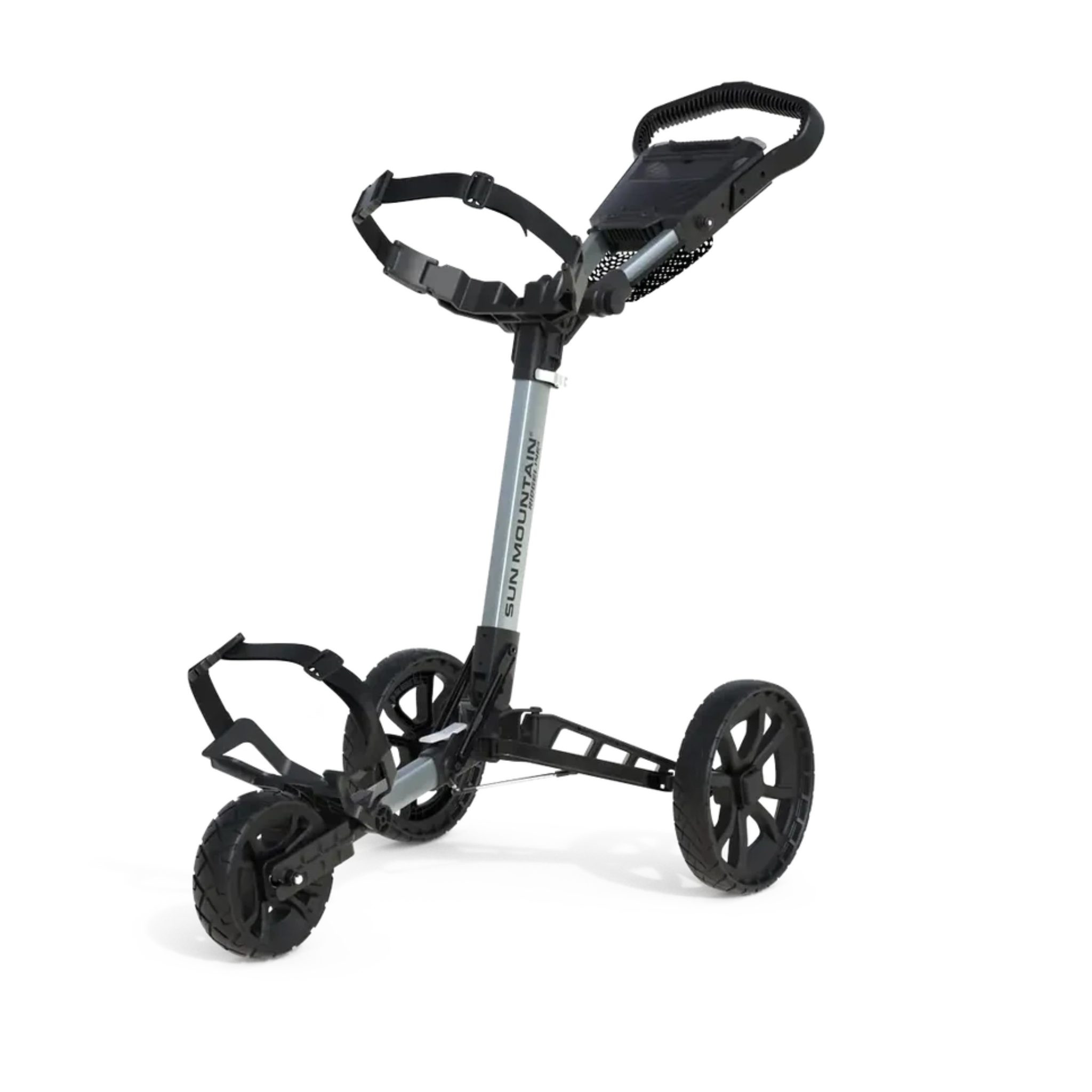 Sun Mountain Ridgeline 3 Golf Push Cart - Lightweight & Durable Golf Trundler for Men & Women - Perfect for Golf Courses & Practice Ranges