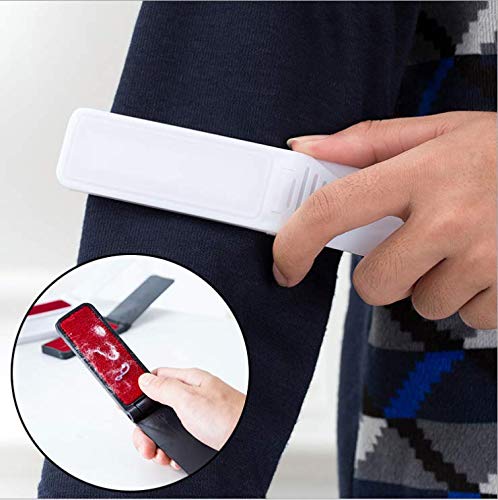 6 Pack Mini Foldable Lint Brushes - Portable Fabric & Pet Hair Remover for Clothes, Furniture, Car Seats - Perfect for Travel, Home, Office & Purse Use