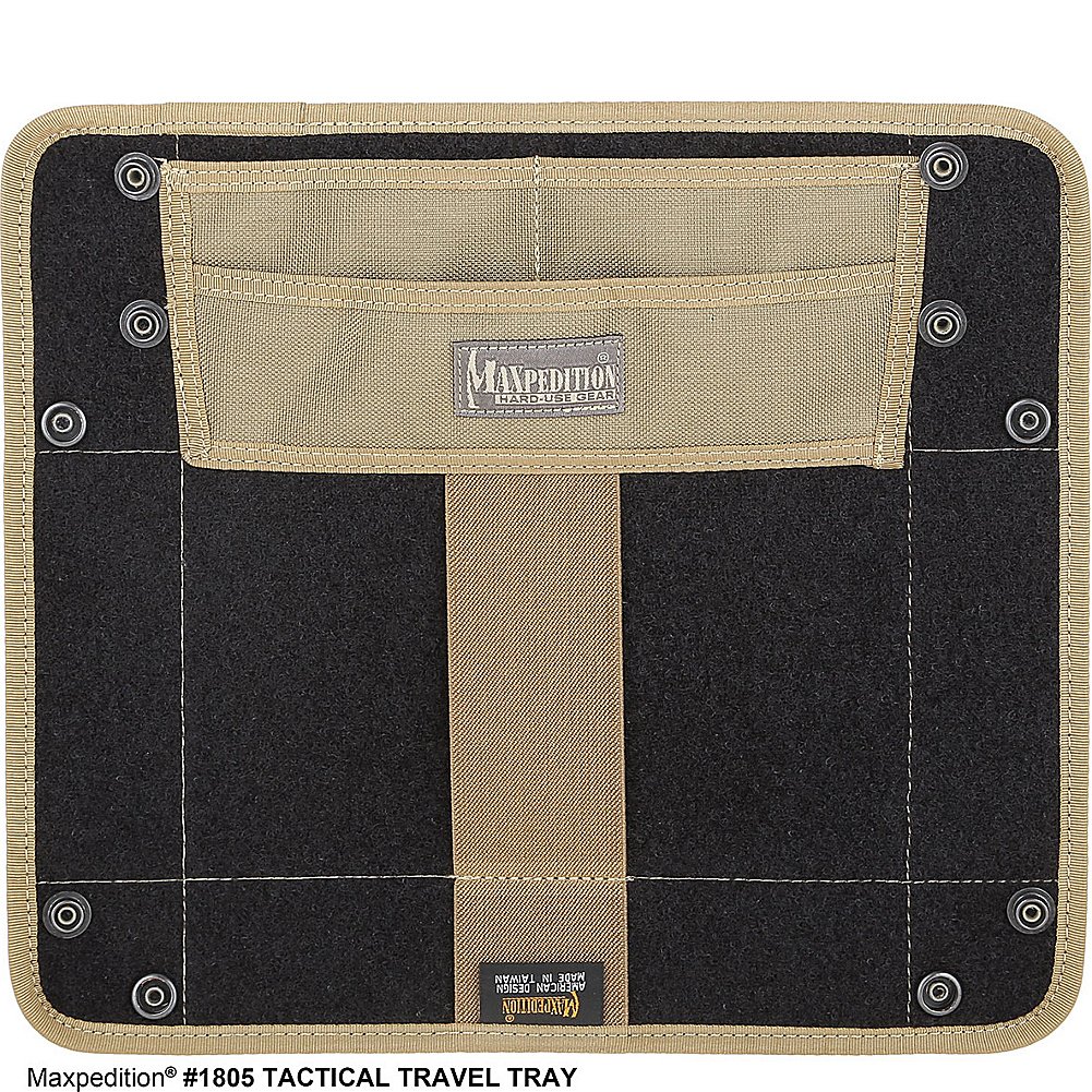 MAXPEDITION Tactical Travel Tray - Durable Organizer for Camping, Hiking & Outdoor Adventures - Compact Gear Storage for EDC Essentials