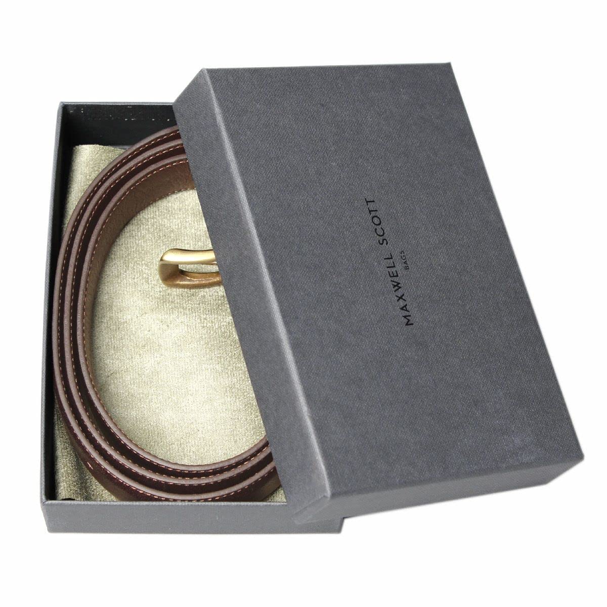 Maxwell Scott Men's Genuine Italian Leather Casual Jeans Belt - Adjustable Waist Size - Handcrafted Premium Belt for Everyday Wear - Perfect for Office, Jeans & Smart Casual Outfits