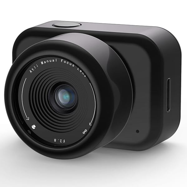 ATLI 1080P WiFi Time Lapse Camera with HDR, APP Control & Real-time Preview - Manual Focus Timelapse Video Camera for Indoor Plants, Flowers, Weather Monitoring & Remote Access (Black) - Perfect for Home Gardening, Nature Observation & DIY Projects