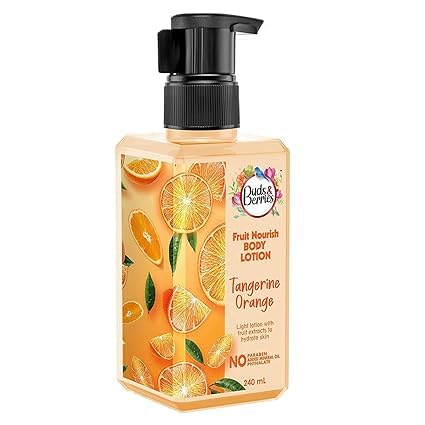 Tangerine Orange Body Lotion with Natural Vitamin C - Hydrating & Nourishing for All Skin Types | Silicone-Free, Paraben-Free, Mineral Oil-Free | Perfect for Dry Skin Care & Daily Moisturizing