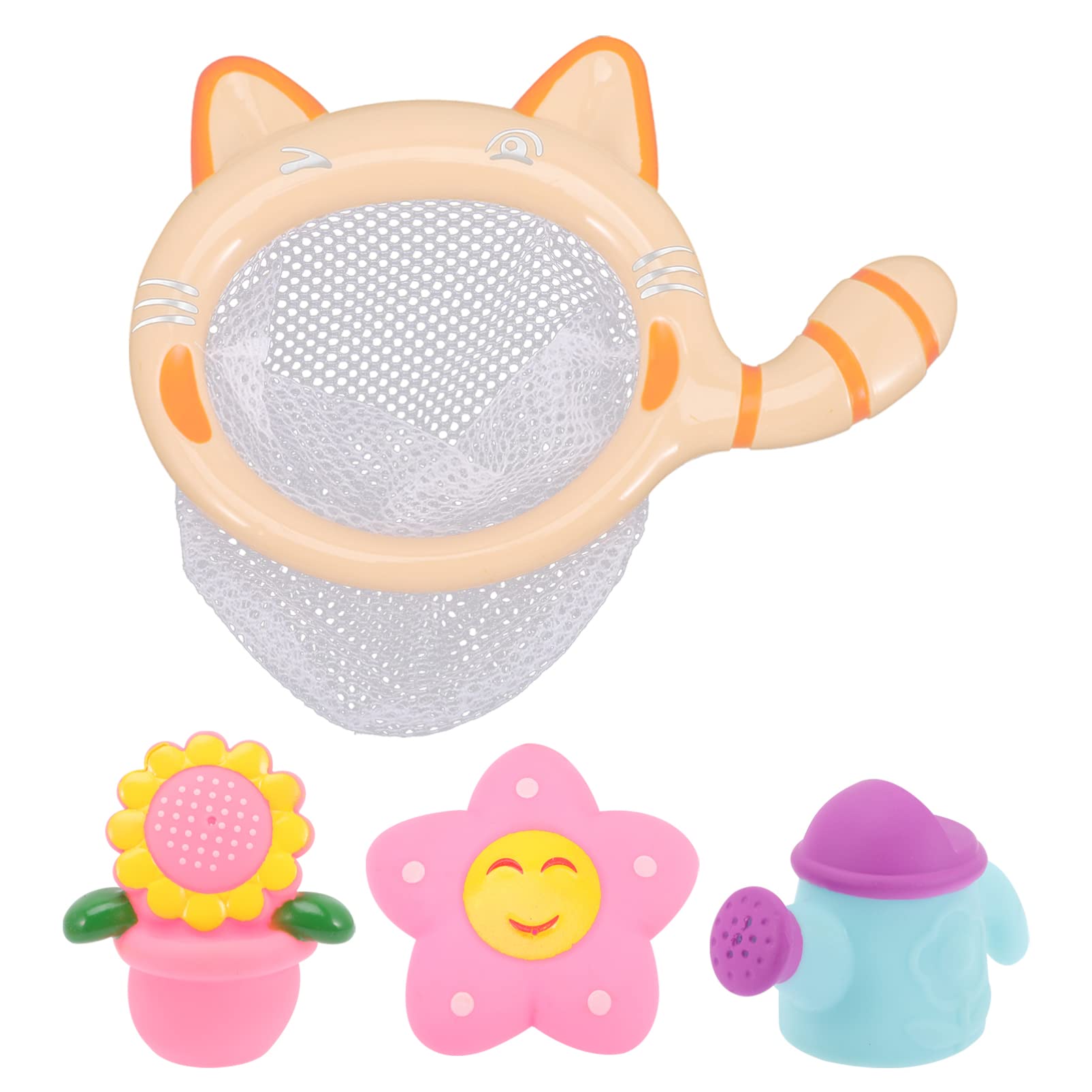 4-Piece Water Play Toys for Kids - Fun Bathtub & Shower Bath Toys Set, Durable Plastic Floating Toys for Toddlers & Babies - Perfect for Bath Time, Pool, and Outdoor Water Play