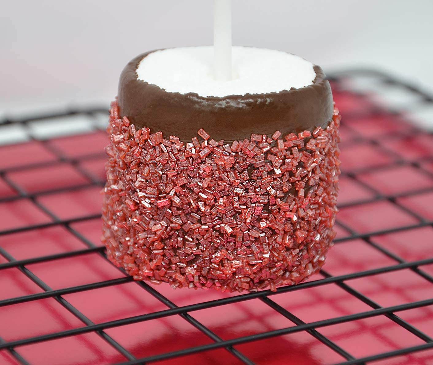Ruby Red Mystic Sprinkles Sugar Crystals 4.2oz - for Baking & Decorating