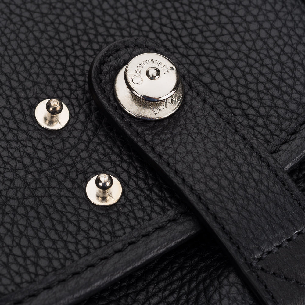 Oberwerth George Small Leather Camera Bag for DSLR & Mirrorless - Premium Black Leather Case for Photographers - Perfect for Travel, Street & Studio Photography