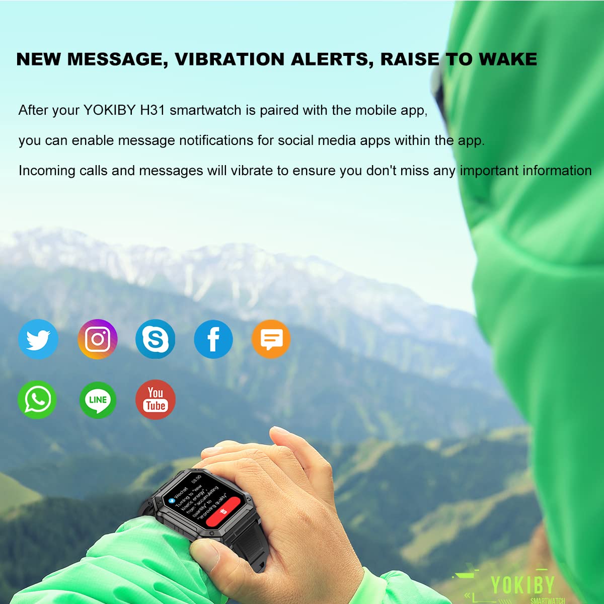 Military Smart Watch for Men - 1.91