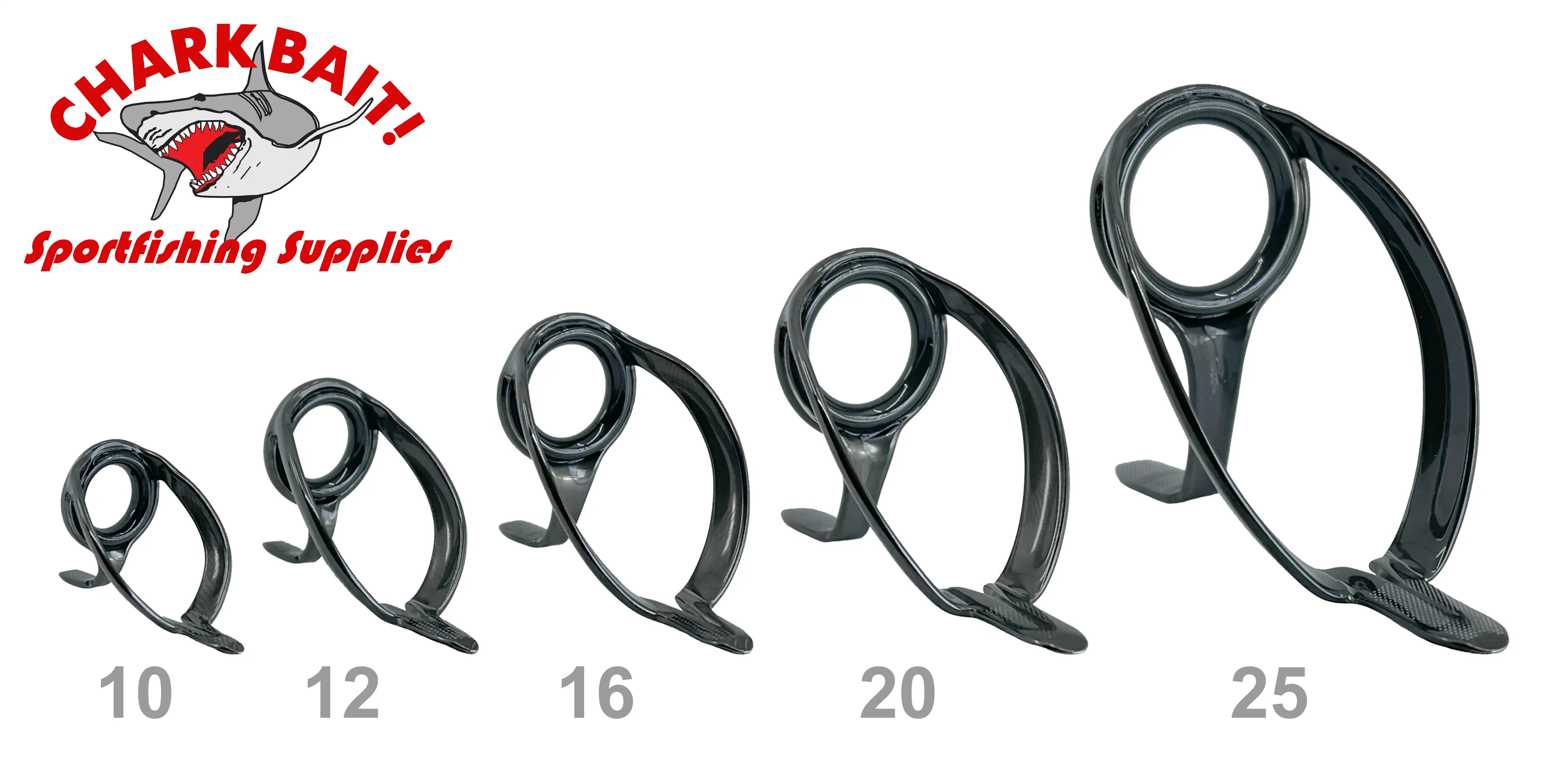 Fuji HB Heavy Duty Stainless Steel Fishing Rod Guides - Saltwater & Freshwater Fishing Equipment for Surf, Boat, and Ice Fishing