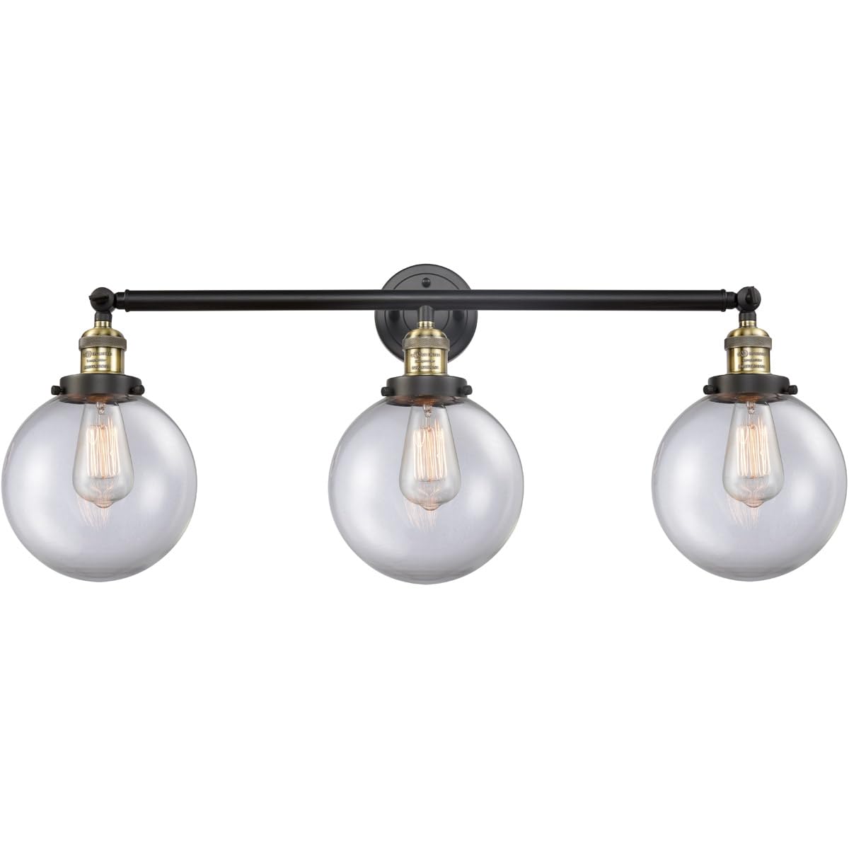 Franklin Restoration Collection 8-LED Bathroom Vanity Light - Modern LED Lighting for Bathroom Mirror, Shower & Makeup Area - Energy Efficient & Waterproof Design