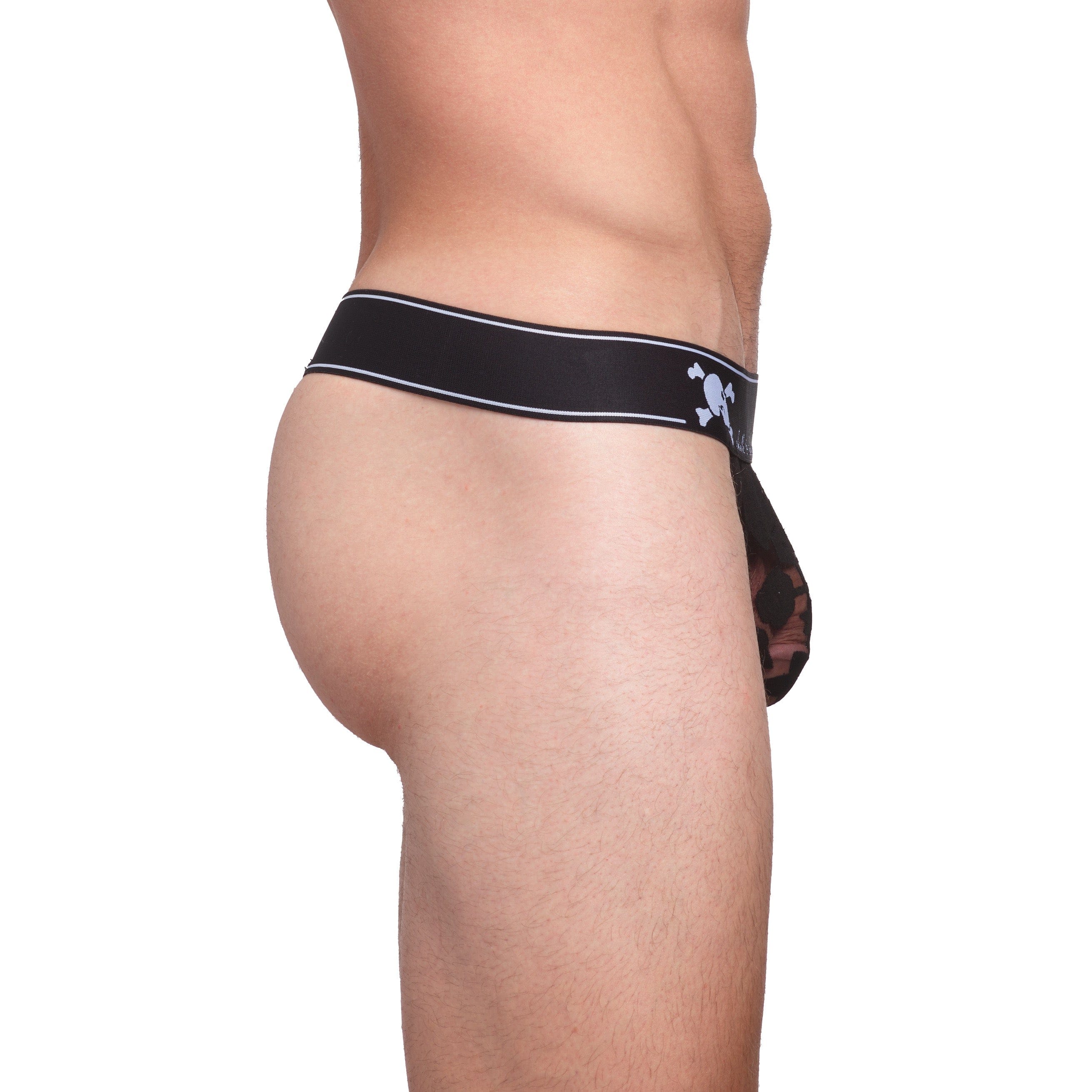 Dutch Floral Burnout Thong - Lace Trim Comfortable Underwear for Women | Perfect for Daily Wear, Date Nights & Special Occasions