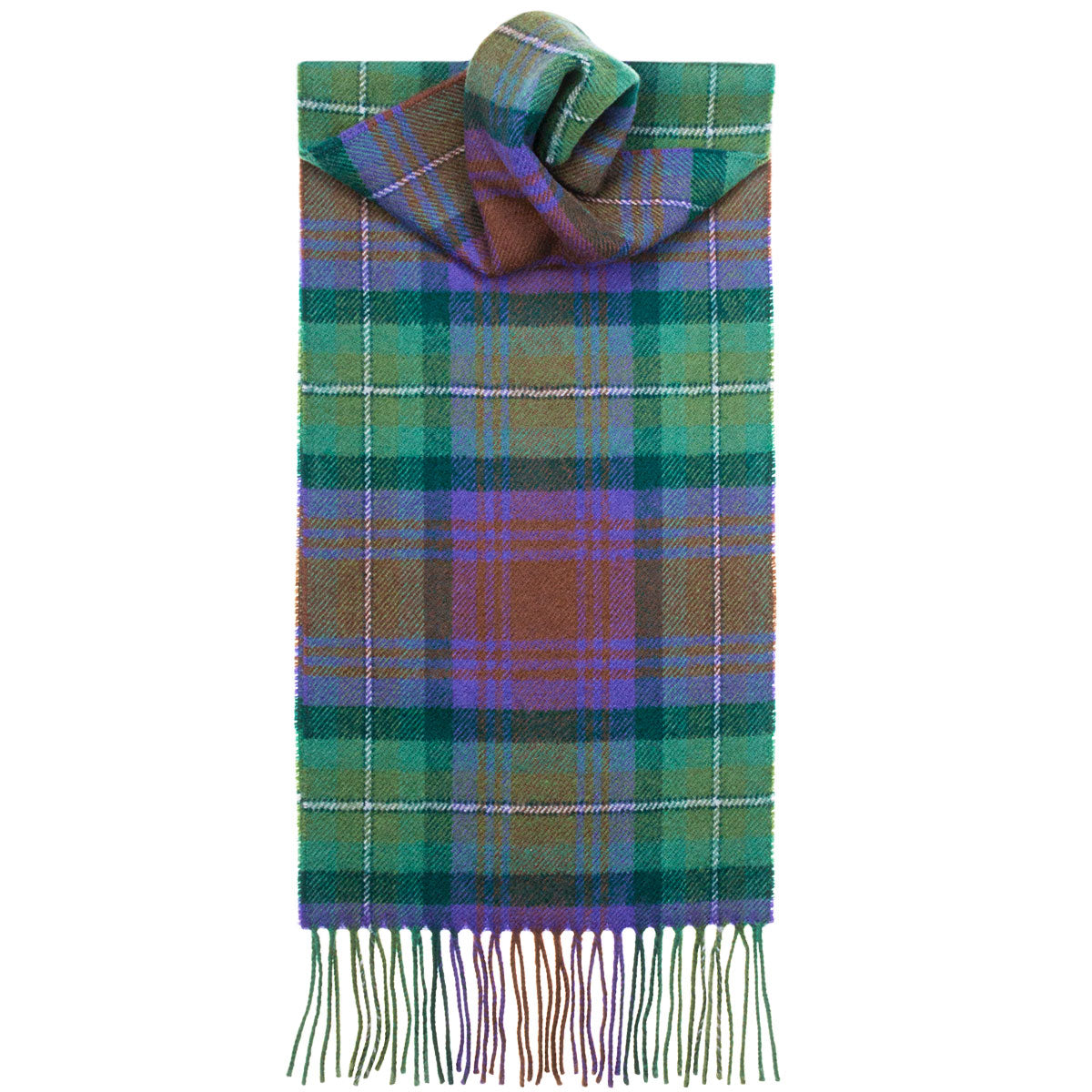 Isle of Skye Tartan Scarf - Premium Wool Plaid Wrap for Men & Women - Perfect for Winter, Fall Fashion & Outdoor Activities