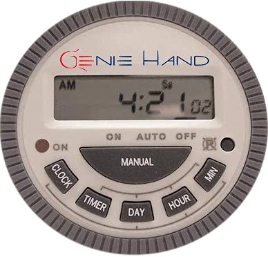 Genie Hand Time Lock Safe with Weekly/Daily Timer - B-Class Security Lock & Anti-Bounce Technology - Perfect for Home, Office, and Retail Cash Management