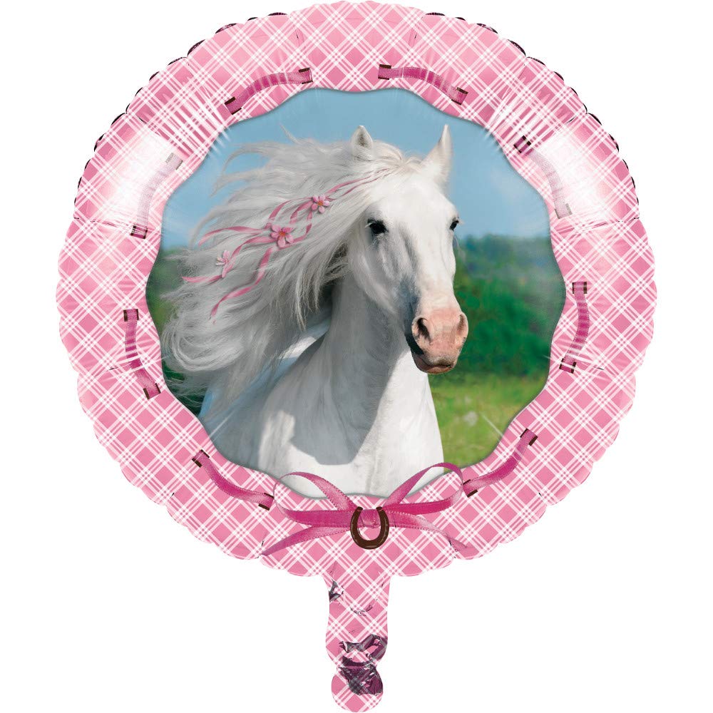 Horse & Pony Party Mylar Balloons - 3 Pack | Animal Theme Birthday Decorations | Perfect for Kids Birthday Parties, Baby Showers & Farm-Themed Events