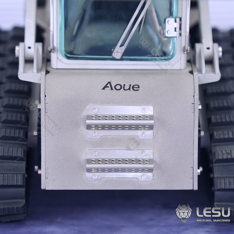 1:14 LESU RC Metal Hydraulic Skid Steer Loader - DIY Construction Vehicle Model with Lights & Sounds | Remote Control Tracked Toy for Kids & Adults | Perfect for Construction Play, Collecting & STEM Learning