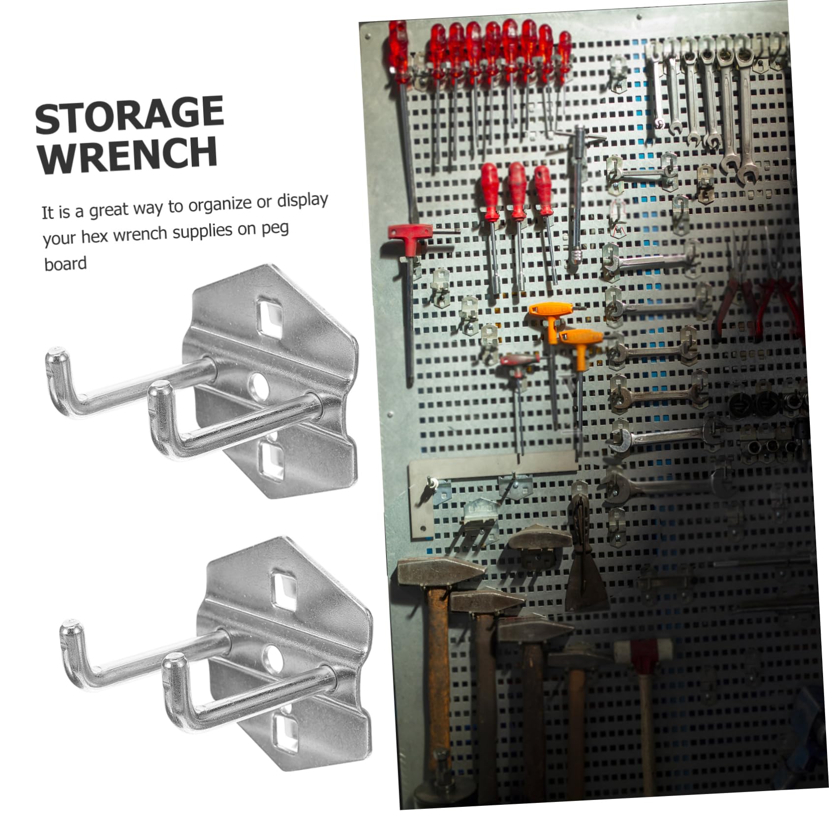 DOITOOL 25-Piece Metal Pegboard Hooks Kit - Heavy Duty Steel Tool Hanging Hooks for Workshop, Garage & DIY Organization - Perfect for Tools, Utensils & Accessories Storage