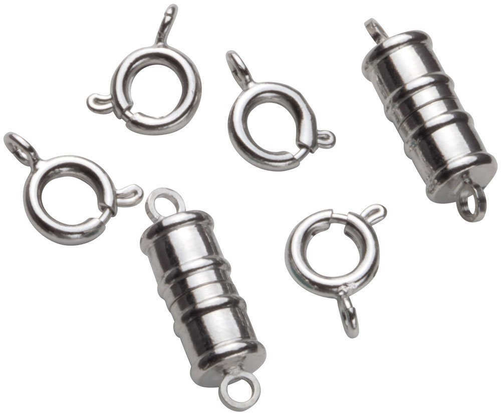Walter Drake Magnetic Jewelry Clasps - Secure 2-Piece Set for Necklaces & Bracelets - Easy-to-Use Magnetic Fasteners for DIY Jewelry Making & Fashion Accessories