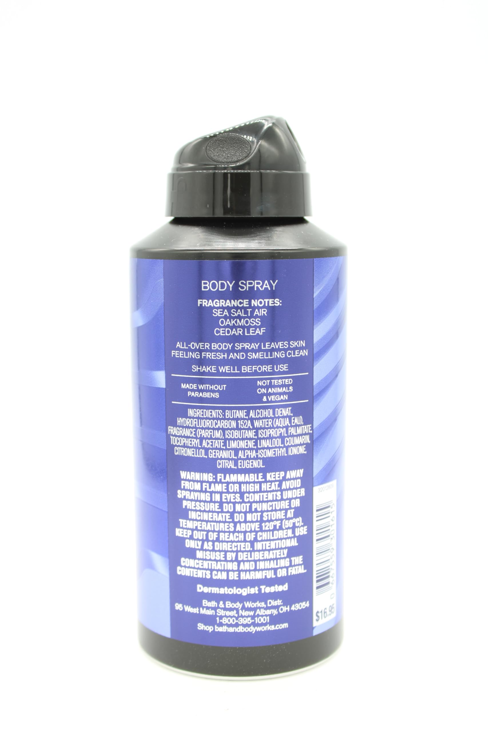 Deep Ocean Men's Body Spray 3.7 oz - Refreshing Cologne for Men, Long Lasting Fragrance | Perfect for Gym, Work & Night Out