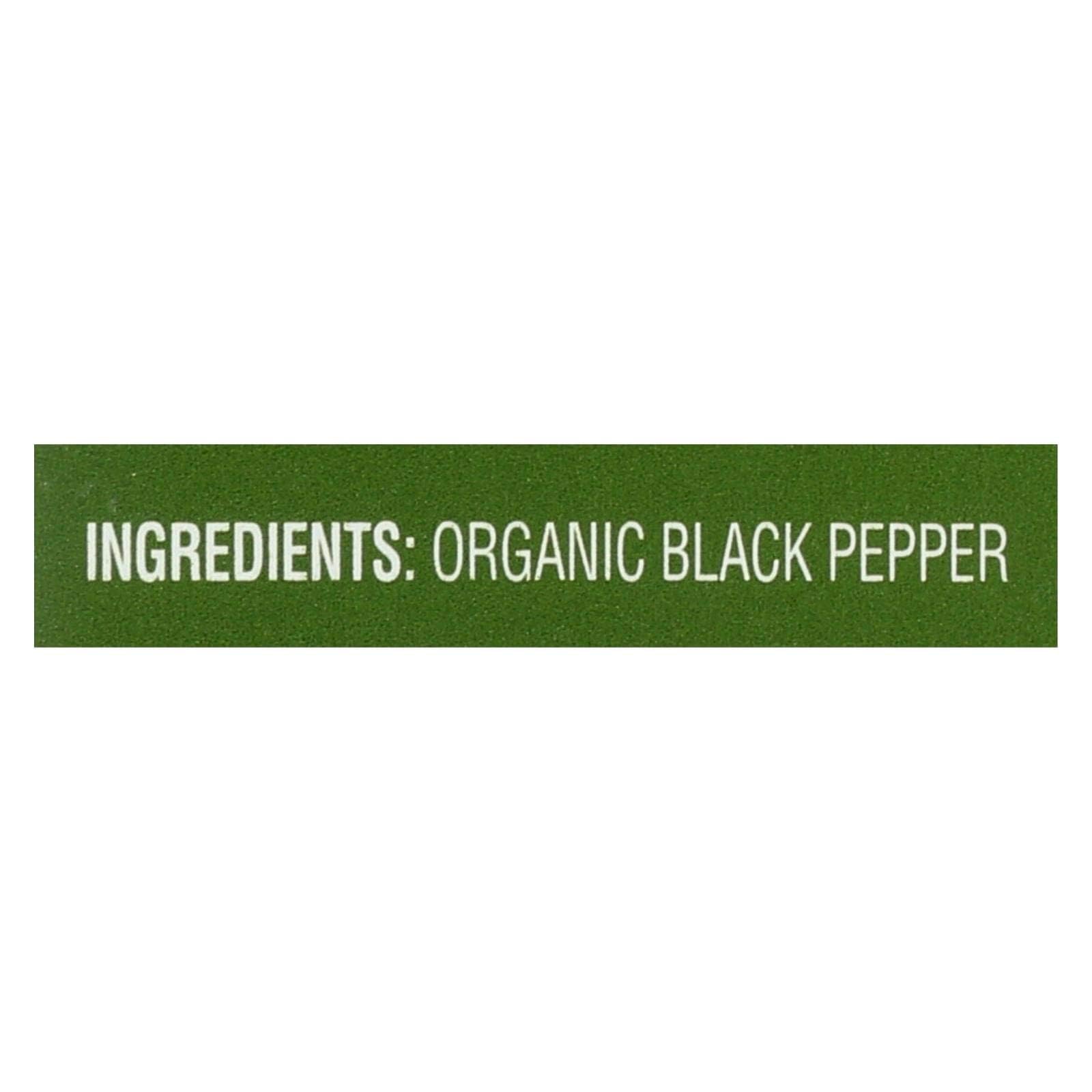 Organic Black Pepper, USDA Certified, 4 oz (Pack of 6) | Premium Ground Spice for Cooking, Grilling & Seasoning | Perfect for Steak, Pasta & Soups