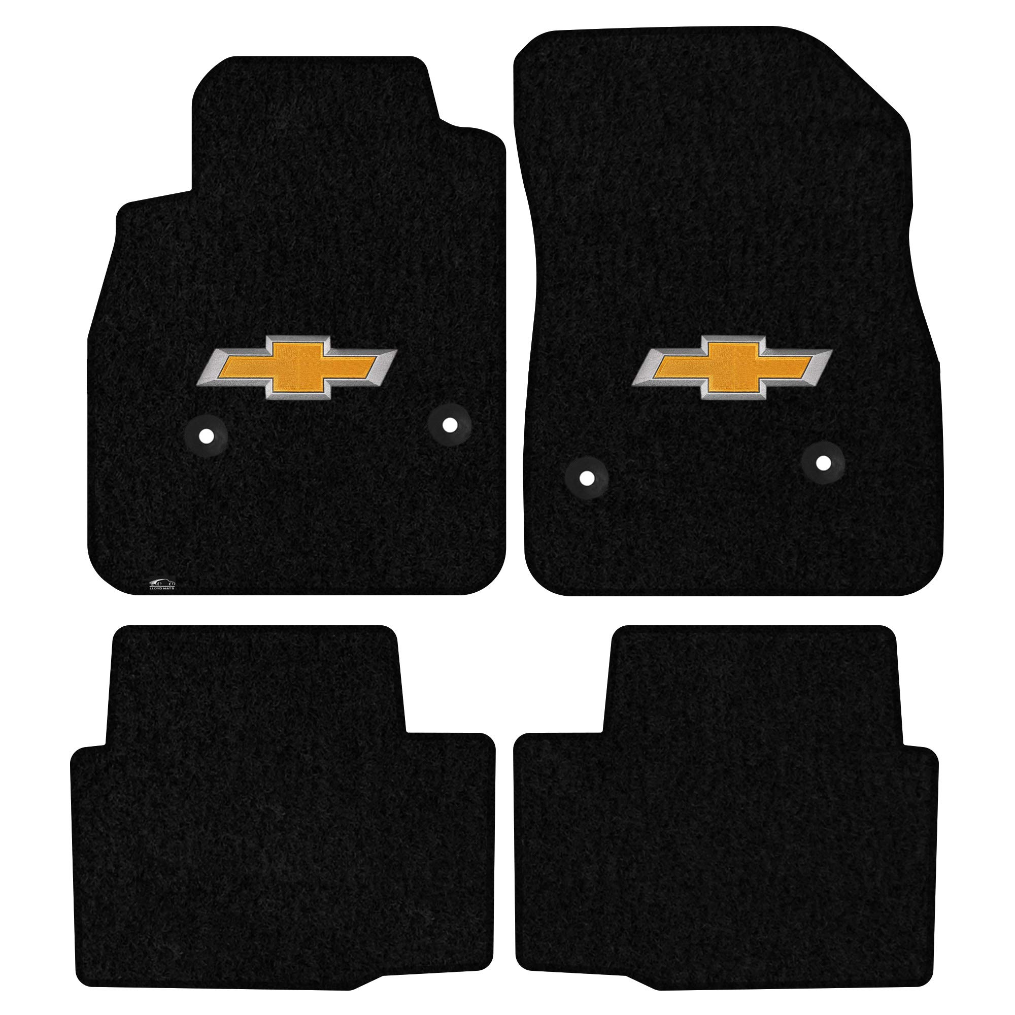 Premium Custom-Fit Carpet Floor Mats for Chevy Cruze 2016-2019 - Luxury Car Floor Liners with Grommets (Black, Front & Rear Set) | All-Weather Protection & Enhanced Interior Style for Daily Commute & Road Trips