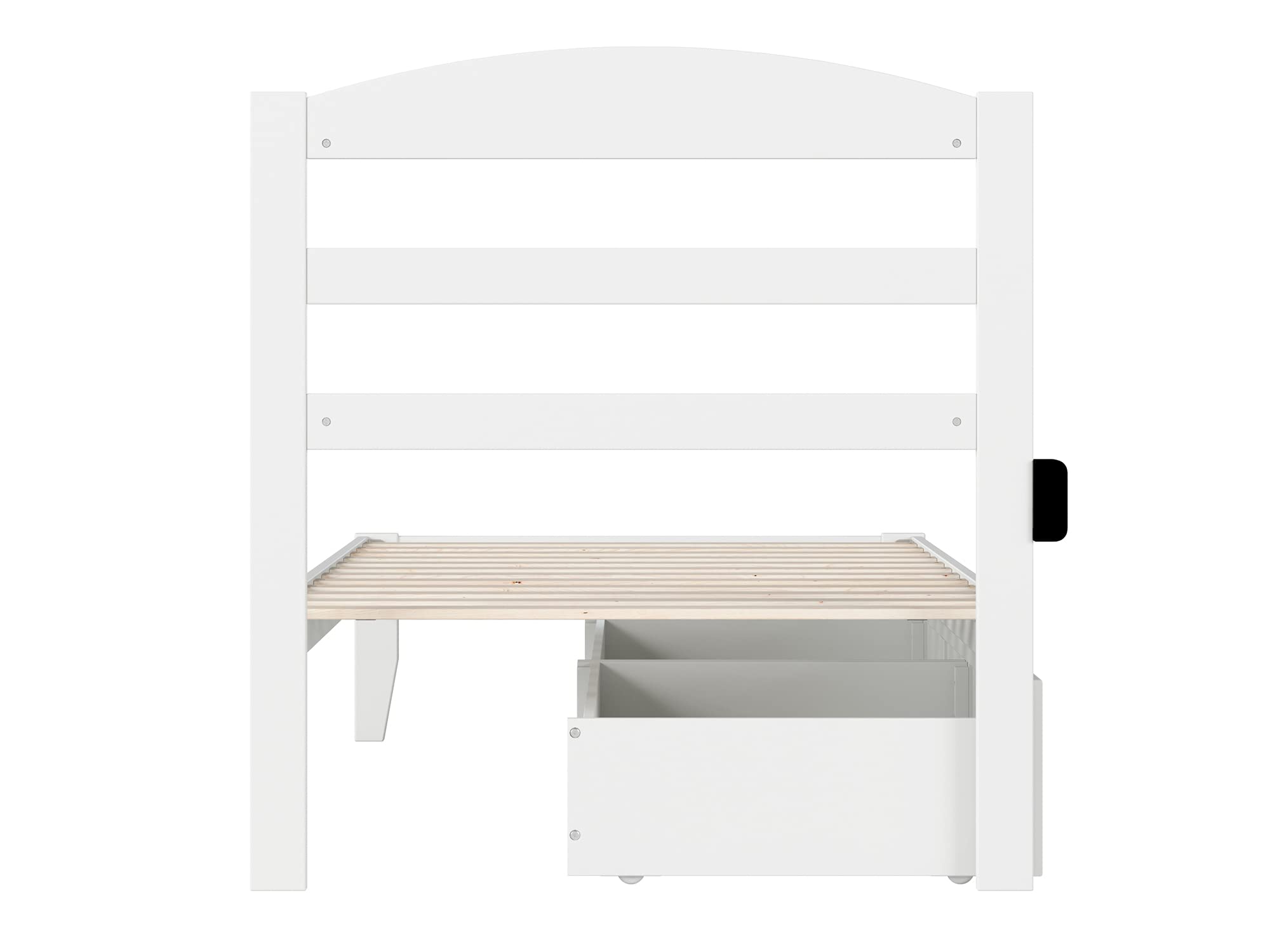 Warren Twin Platform Bed with Storage & USB Charger for Bedroom