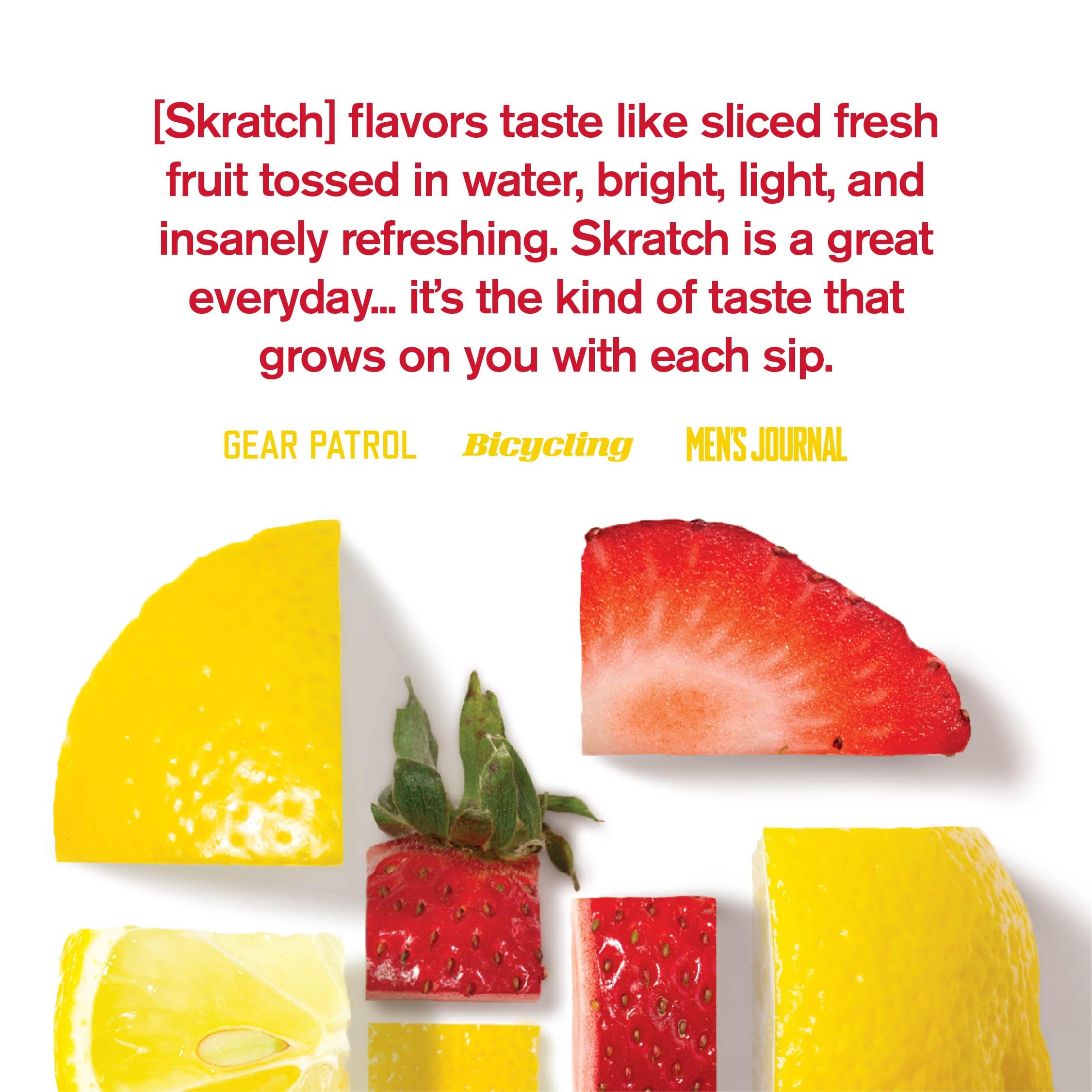 Skratch Labs Hydration Drink Mix Electrolyte Powder - Strawberry Lemonade Flavor (20 Packets) | Gluten Free, Vegan & Kosher Certified | Ideal for Athletes, Workouts & Outdoor Activities