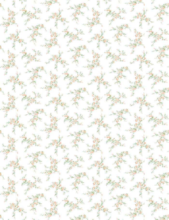 Jolene Peel & Stick Wallpaper - Self Adhesive Removable Wallpaper in Peach by Wallshoppe | Perfect for Bedroom, Nursery, and Home Office Decor