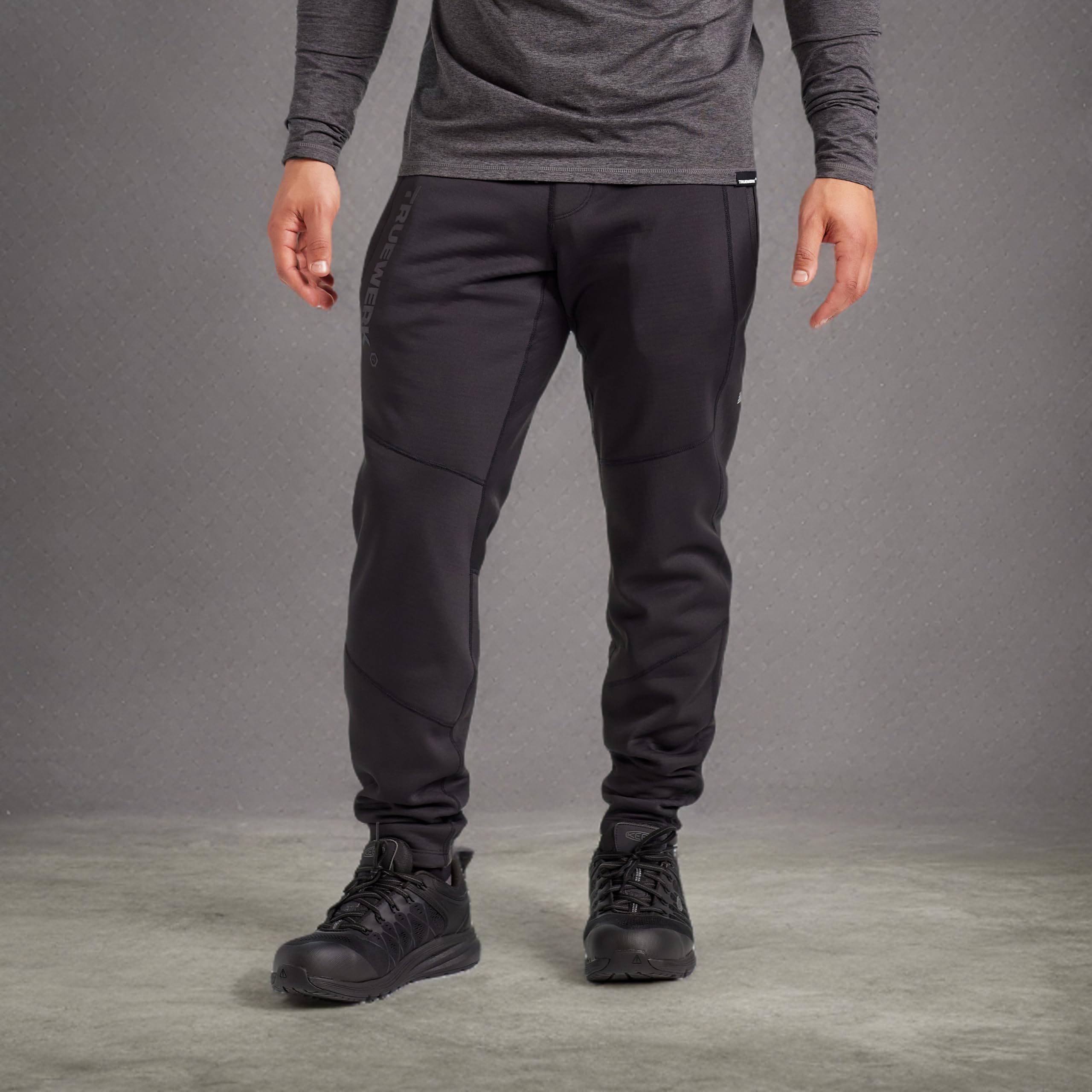 TRUEWERK Men's M2 Transit Pants - Durable Work Pants for Construction, Hiking & Outdoor Activities | Water-Resistant & Breathable for All-Day Comfort