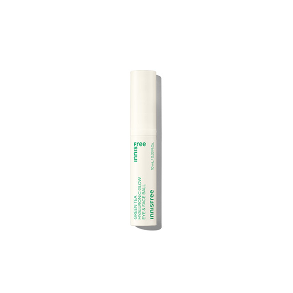 Innisfree Green Tea Hyaluronic Acid Hydrating Eye & Face Cream - Brightening Moisturizer for Dark Circles & Dry Skin | Korean Skincare for Day & Night Use