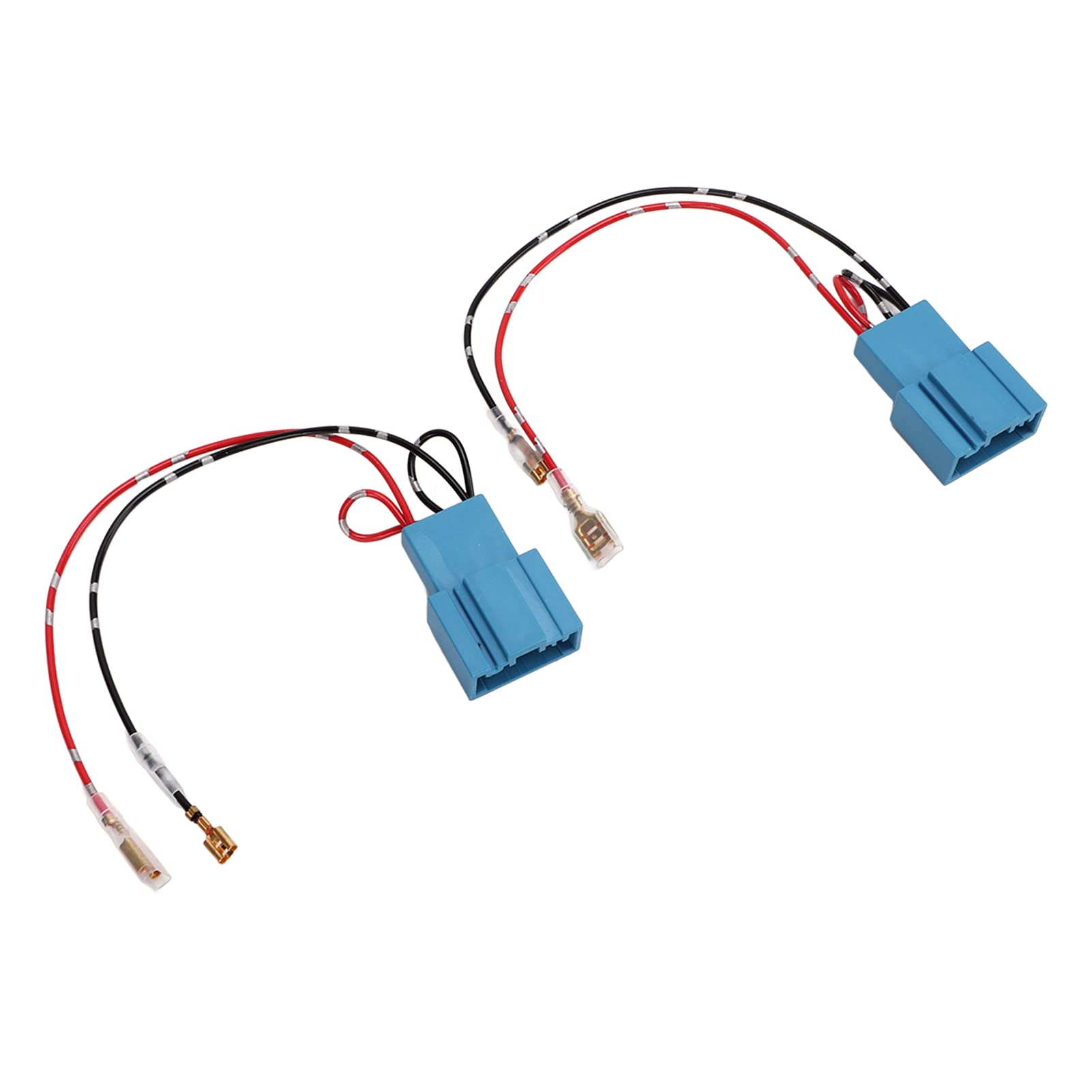 Emoshayoga 2PCS ABS Plastic Flexible Plug and Play Speaker Wiring Harness - Rustproof Car Audio Adapter for Easy Speaker Installation | Perfect for Car Audio Upgrades & DIY Speaker Projects