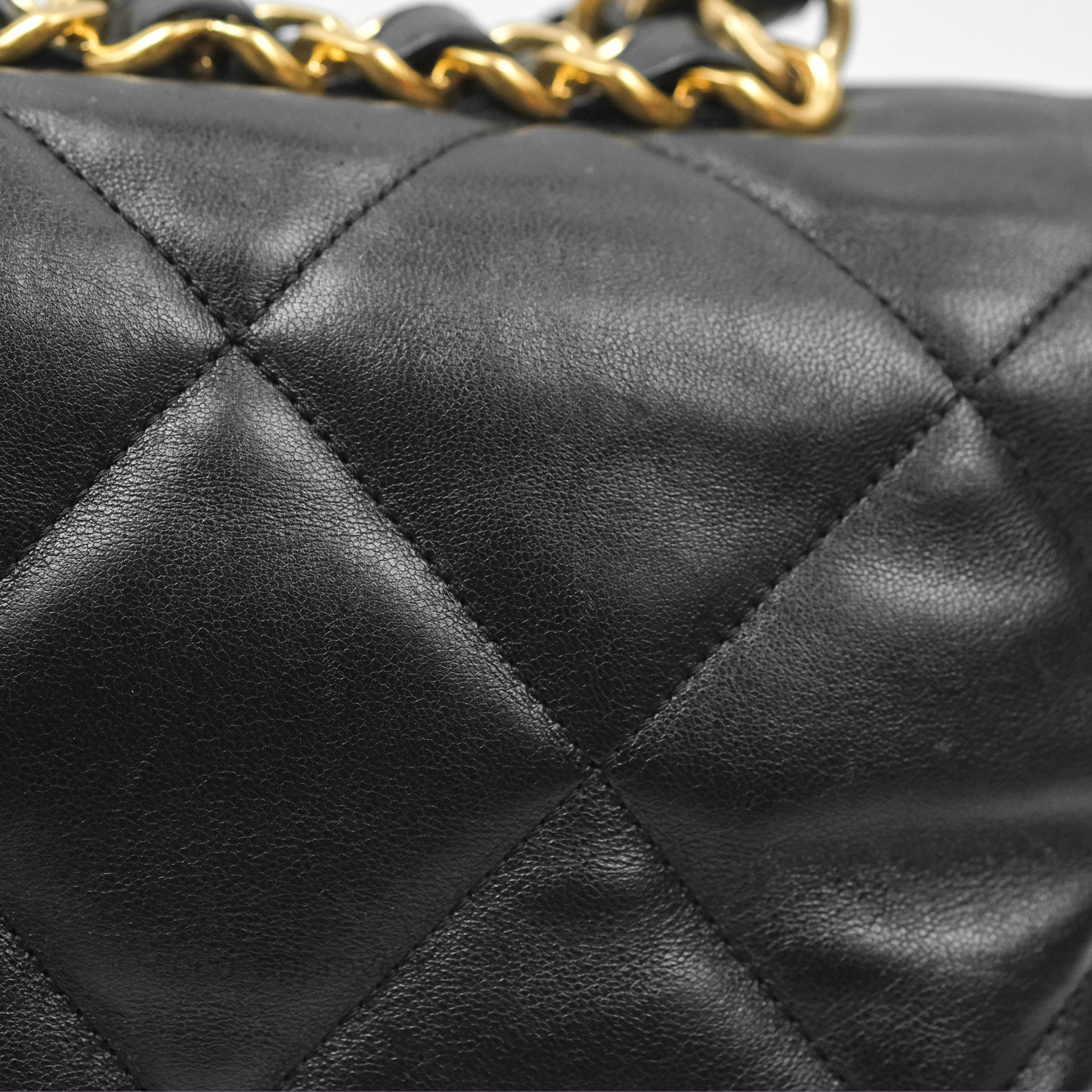 Chanel Classic Flap Bag with Chain Handle - Black Goatskin Leather & Gold Hardware | Luxury Shoulder Bag for Women, Perfect for Evening Events & Date Nights