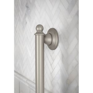 Moen YG2224ORB 24-Inch Stainless Steel Bathroom Grab Bar - Oil-Rubbed Bronze Finish | ADA Compliant Safety Handle for Shower, Bathtub & Toilet Area | Non-Slip Support for Elderly & Disabled