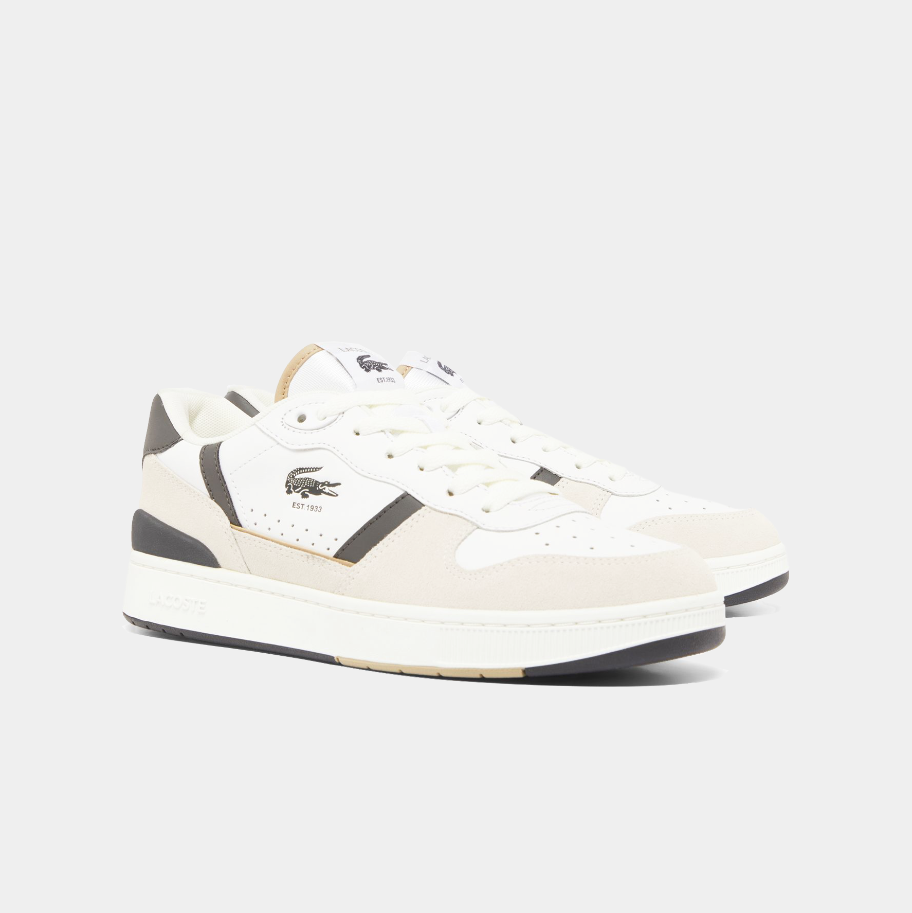 Stylish T Clip Leather & Suede Sneakers for Women - Comfortable Casual Shoes for Walking, Work & Everyday Wear
